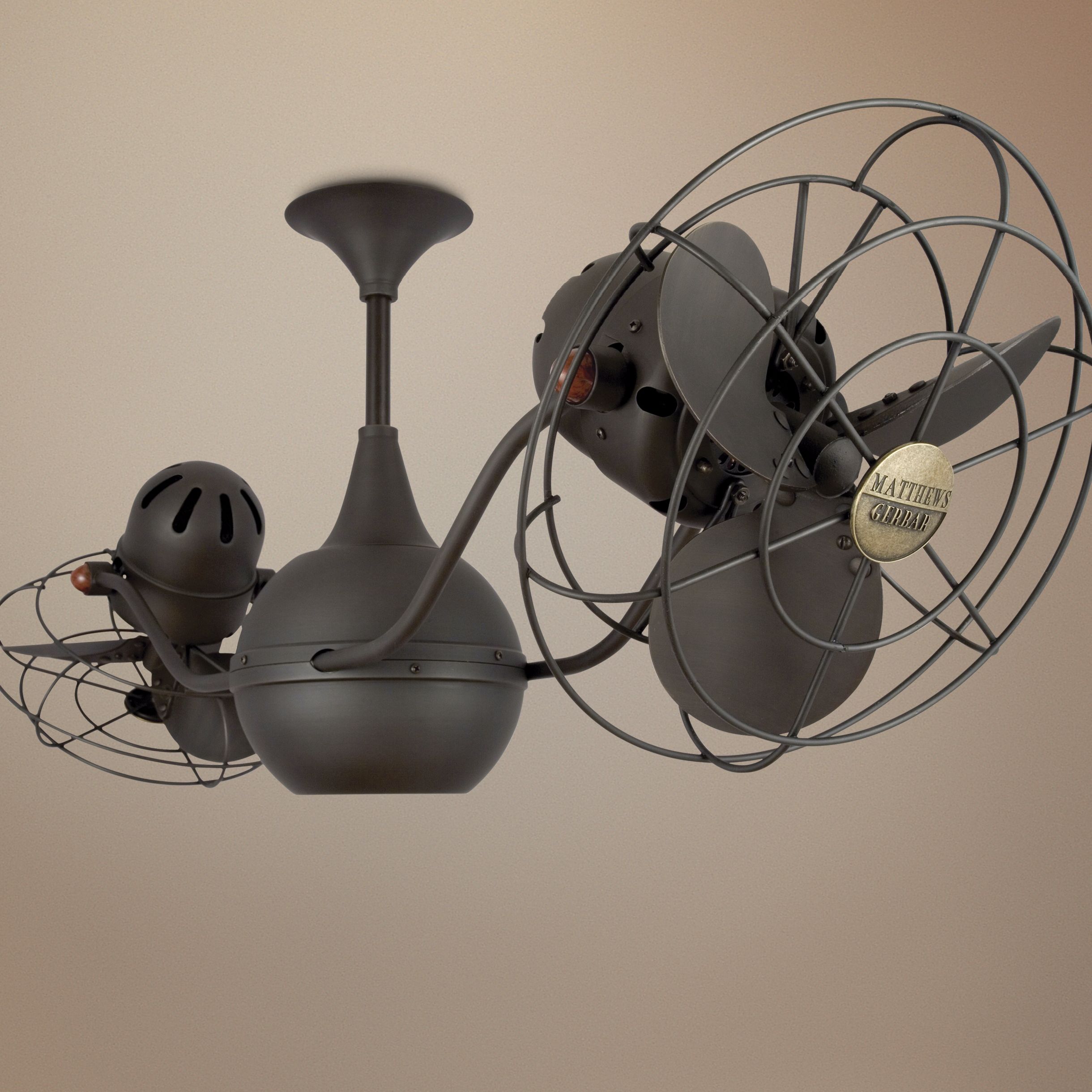 42" Matthews Vent Bettina Bronze Metal Ceiling Fan
