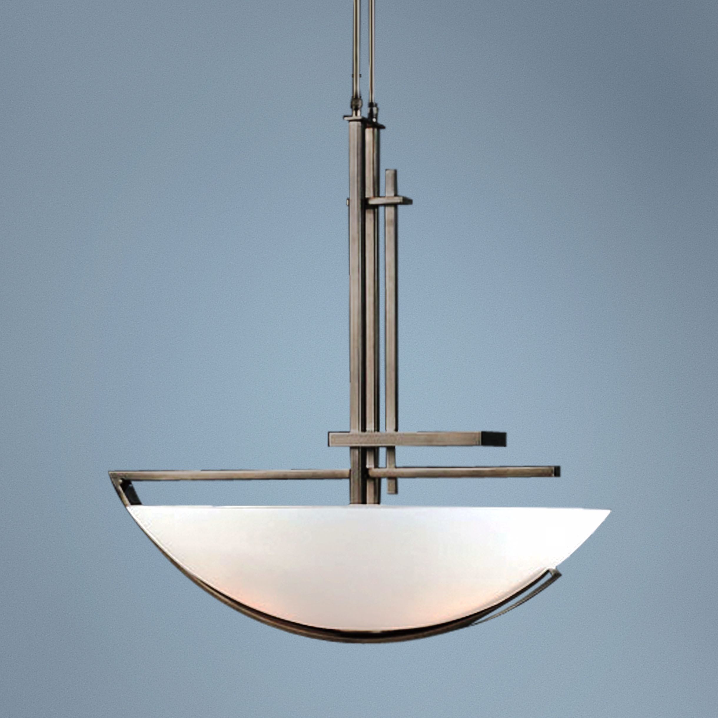 Hubbardton Forge Fullered Collection Pendant Chandelier