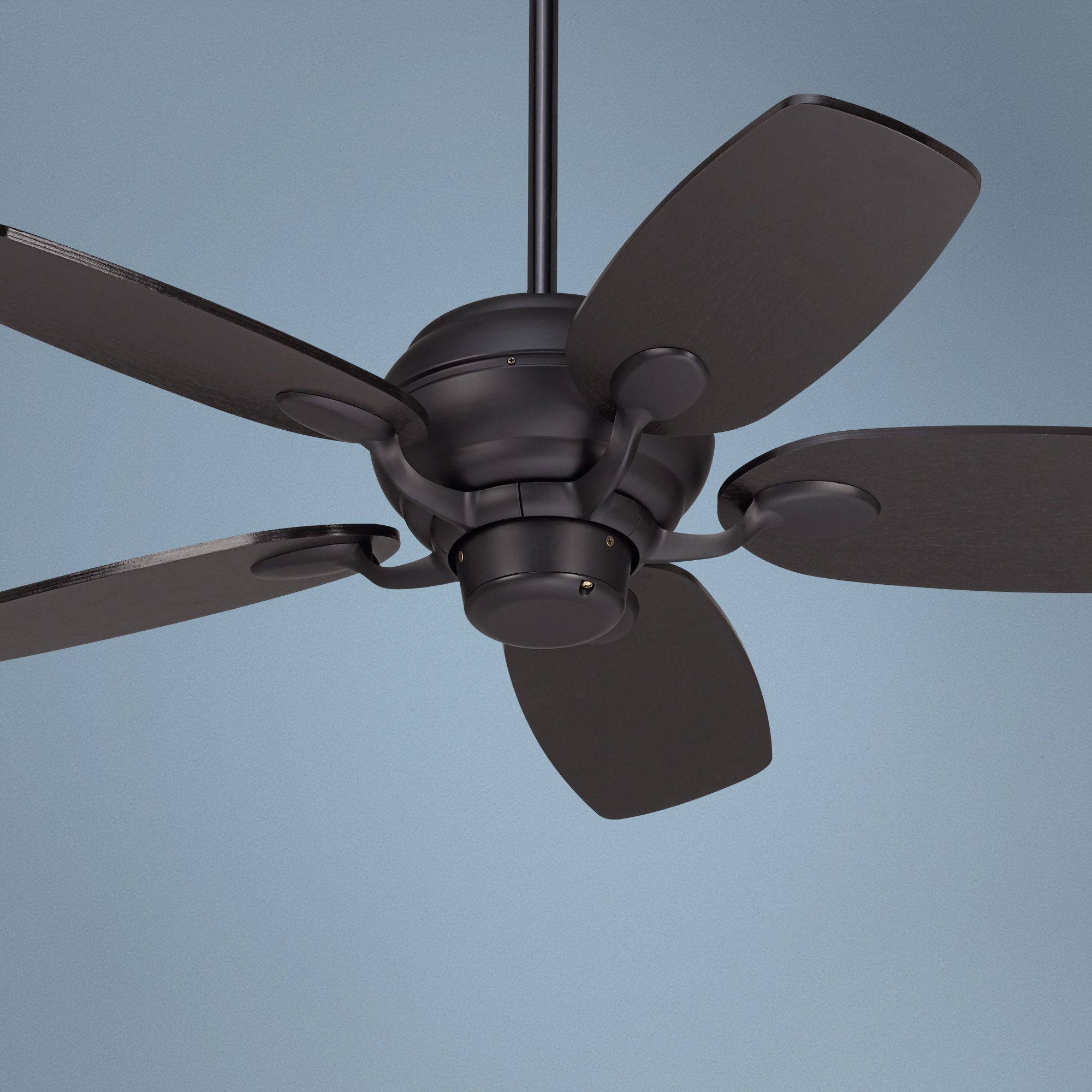 43" Casa Optima™ Matte Black and Espresso Ceiling Fan