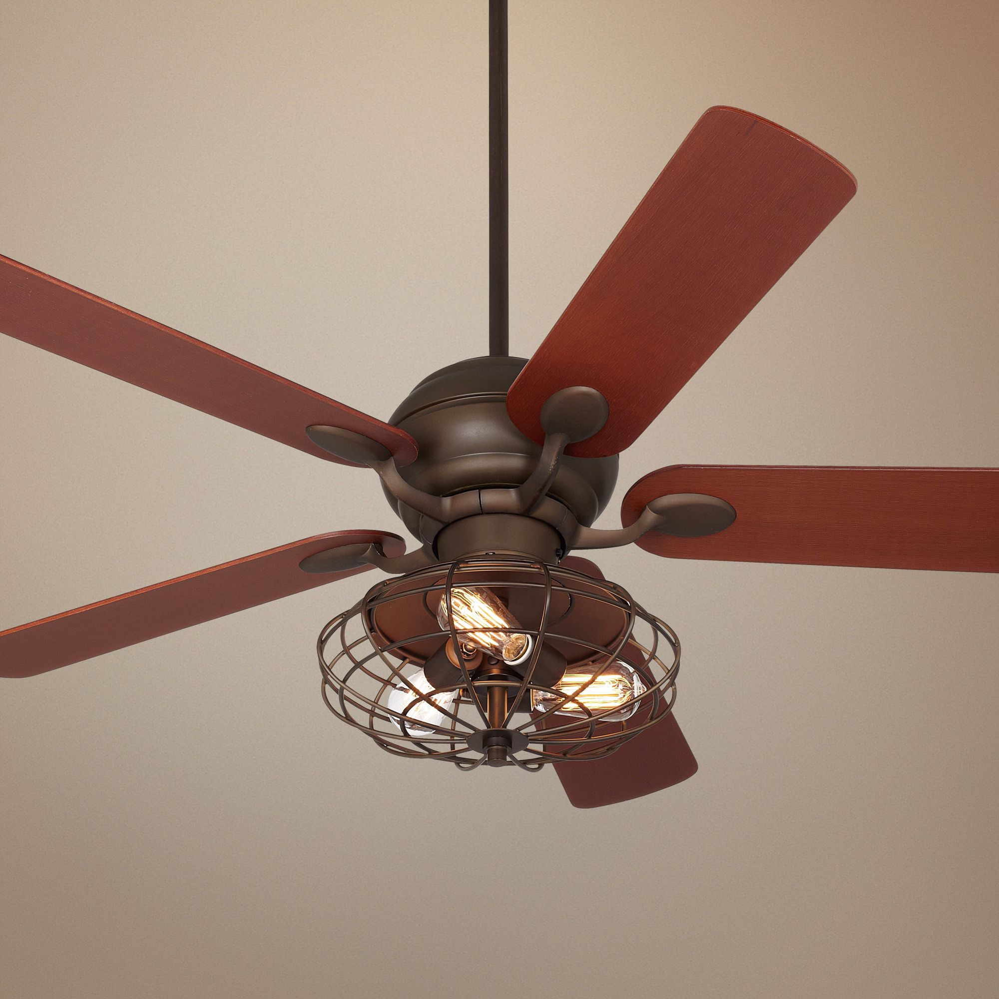 Casa Optima Industrial Oil-Rubbed Bronze Ceiling Fan