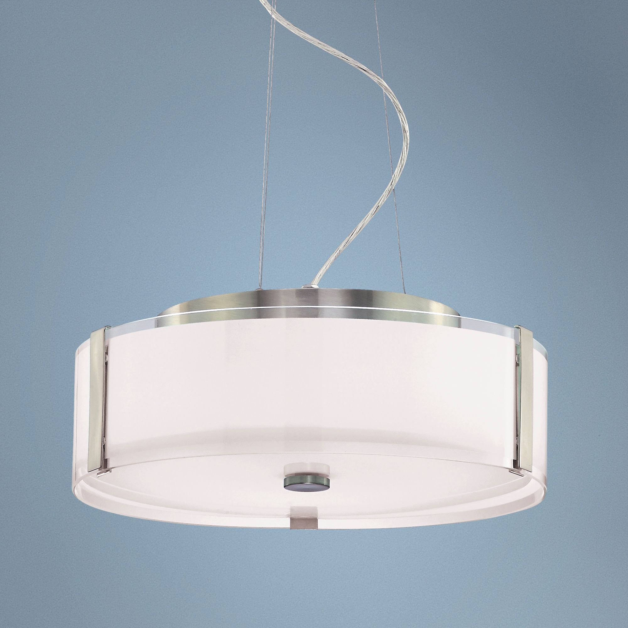Possini Euro Brackets16" Wide Pendant Chandelier