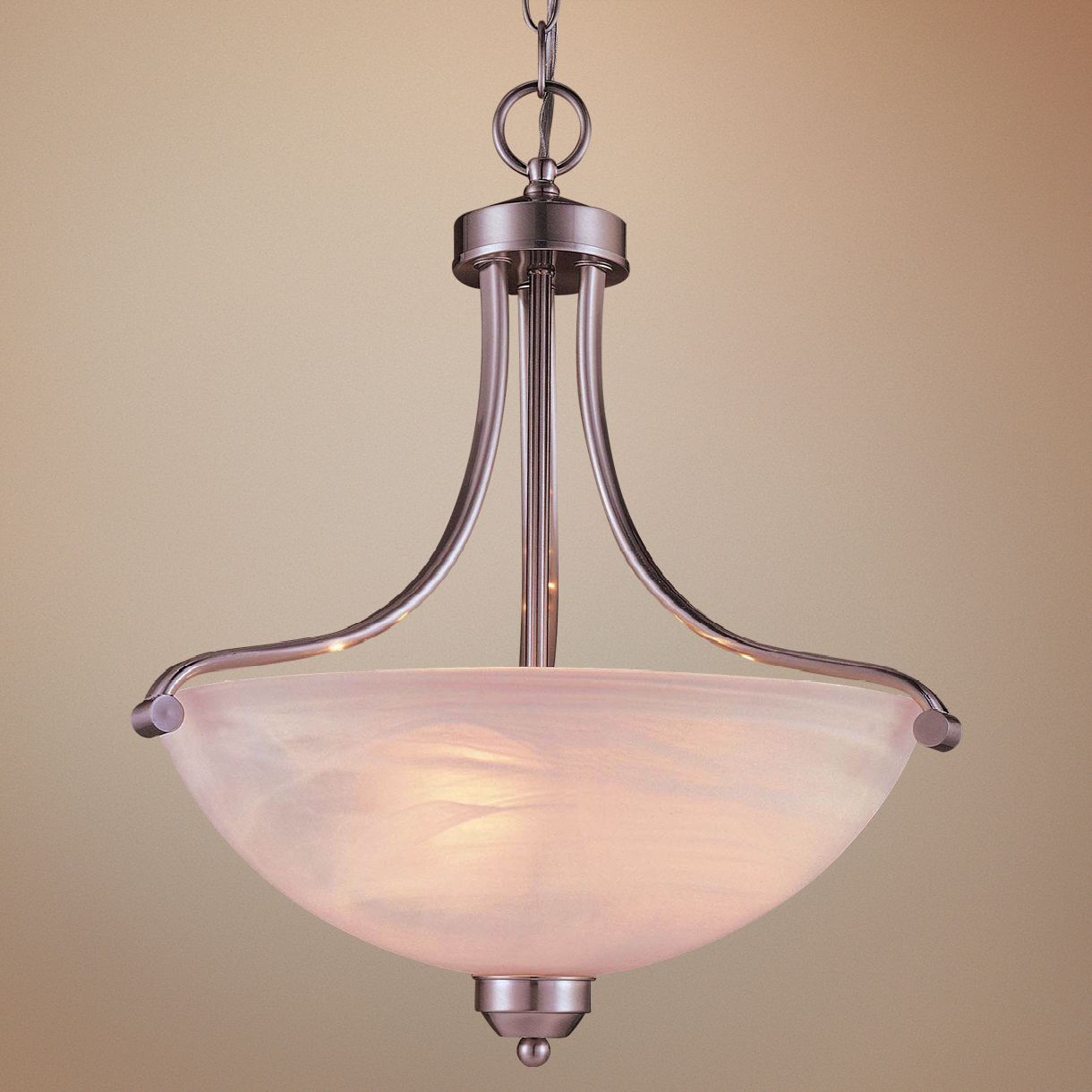 Paradox Brushed Nickel Energy Efficient 20" H Pendant Light