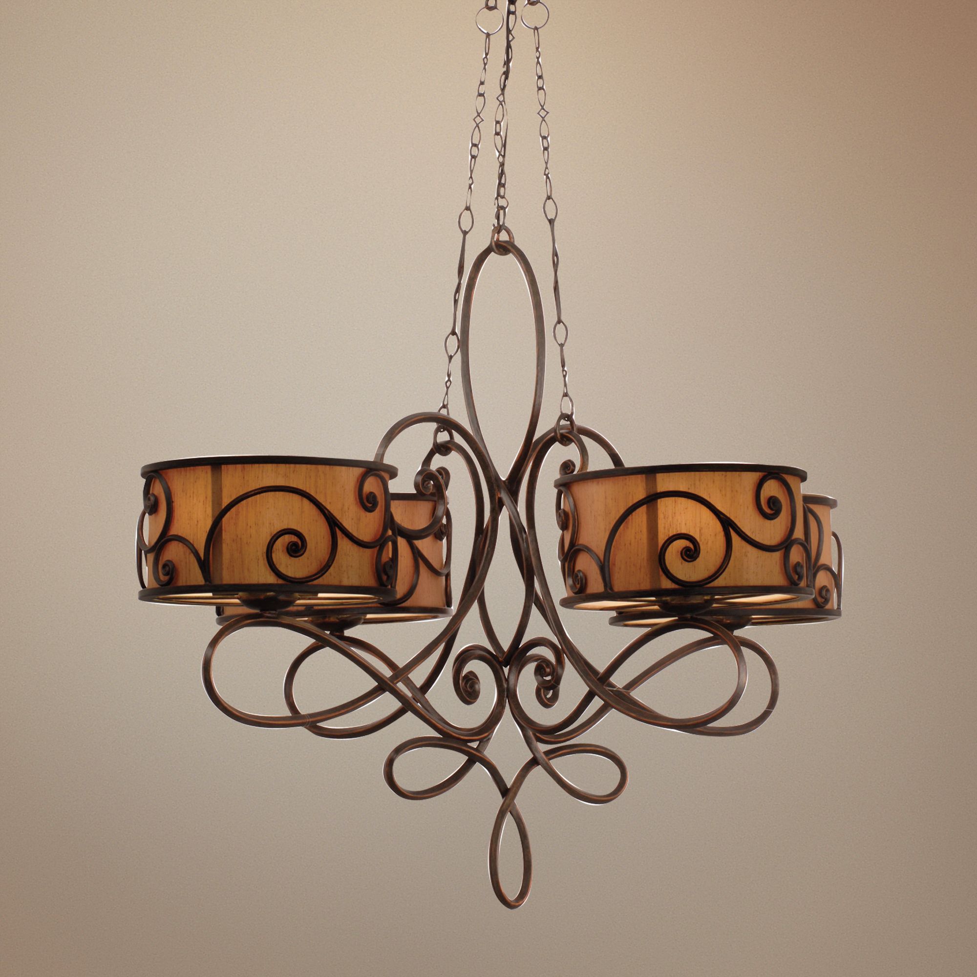Windsor Collection Stained Mica 20-Light Chandelier