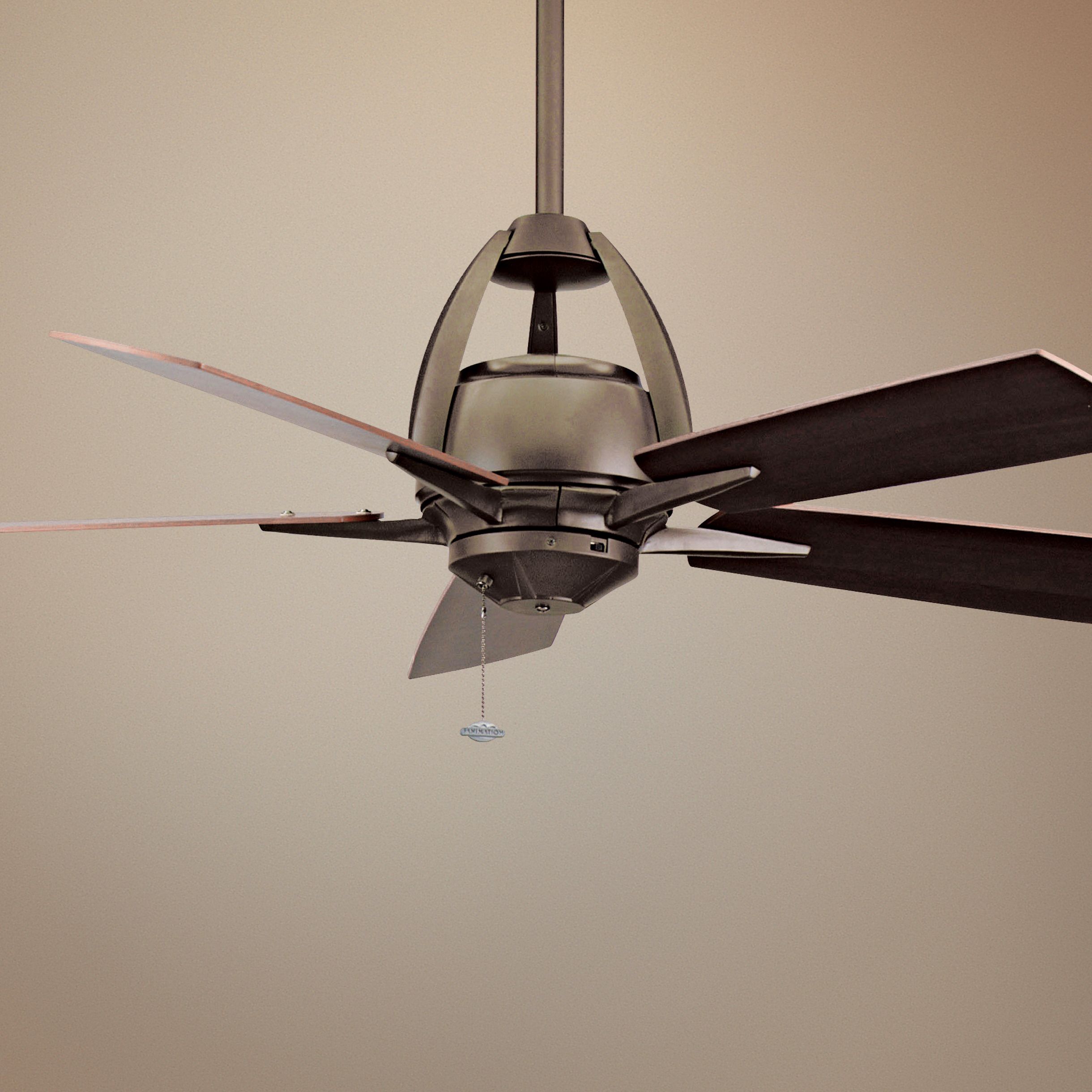 54" Fanimation Huxley Oil Rubbed Bronze Ceiling Fan