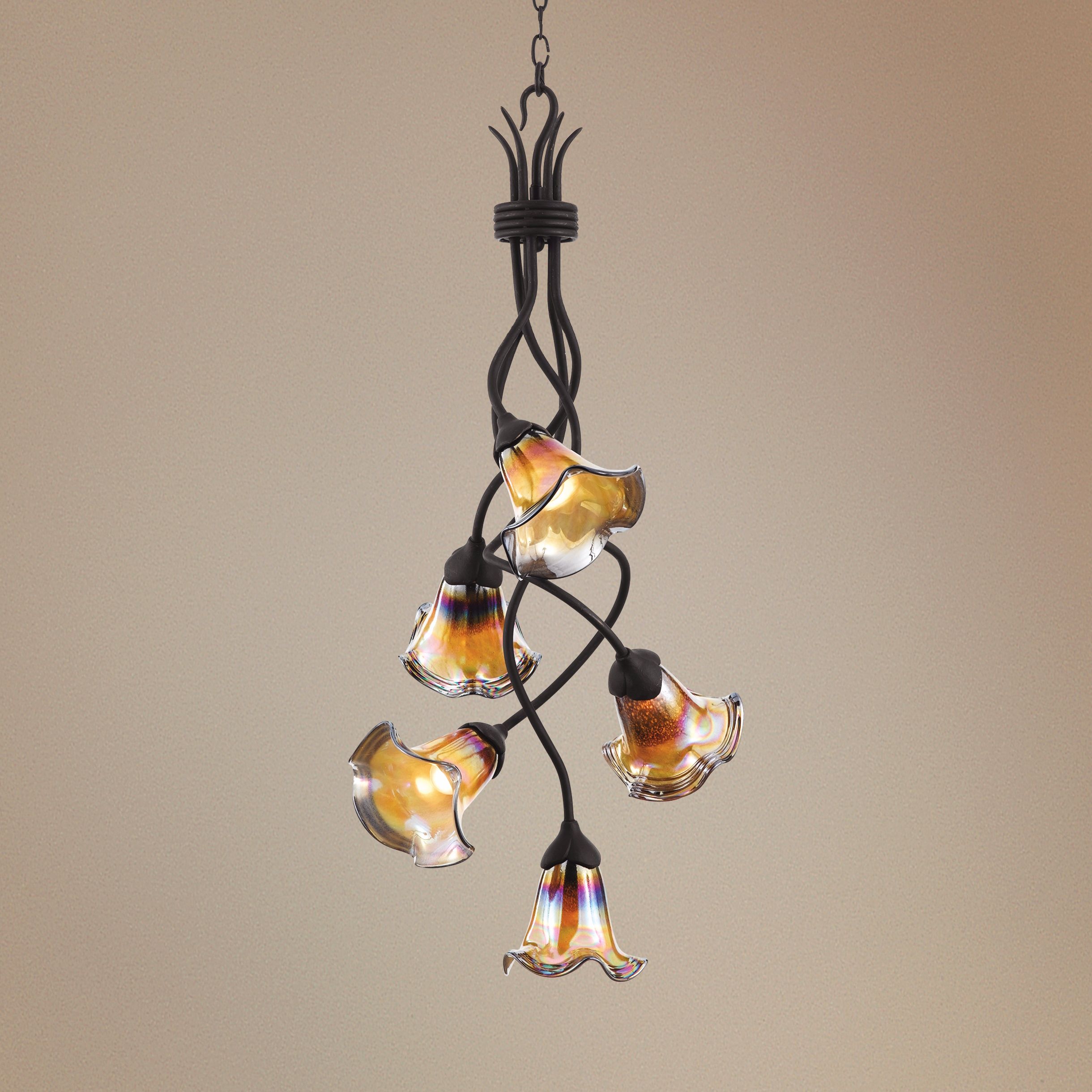 Vantaggio Collection Five Downlight Pendant Chandelier
