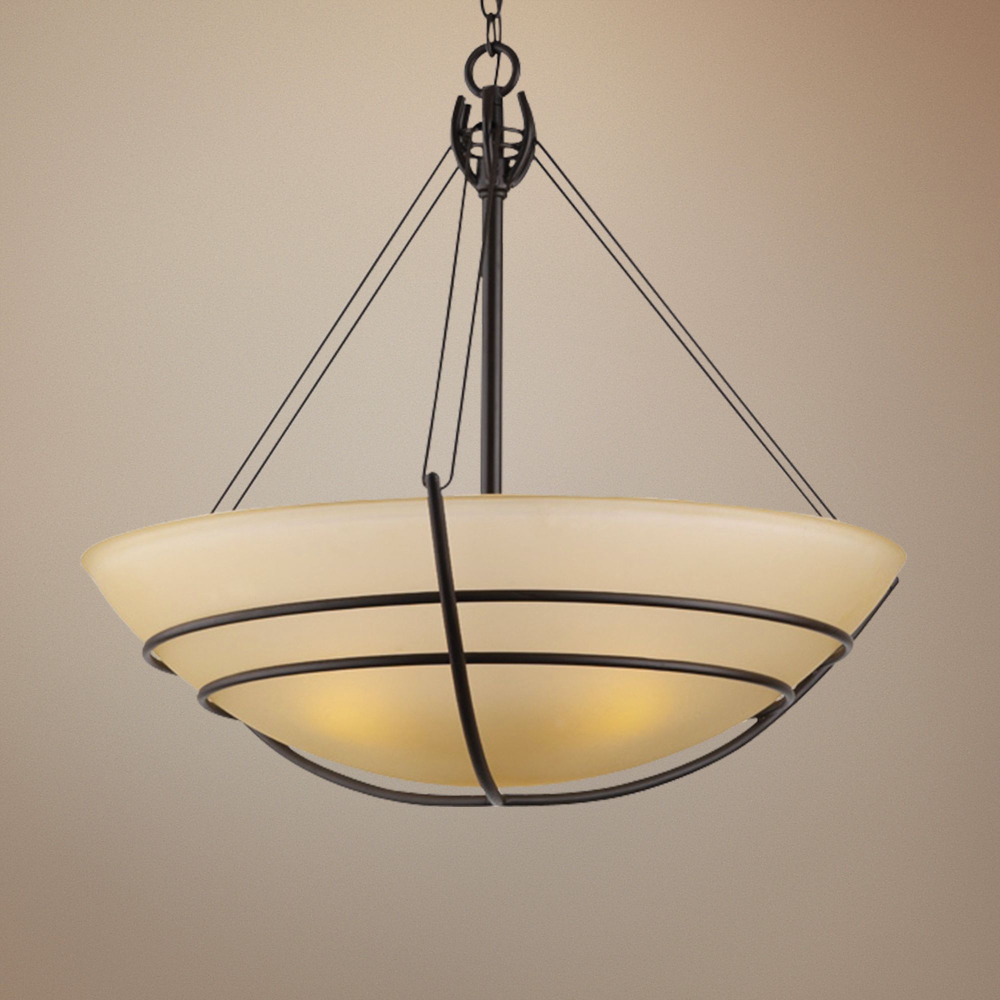 Forecast Kellar's Forge Collection Bronze 3-Light Pendant