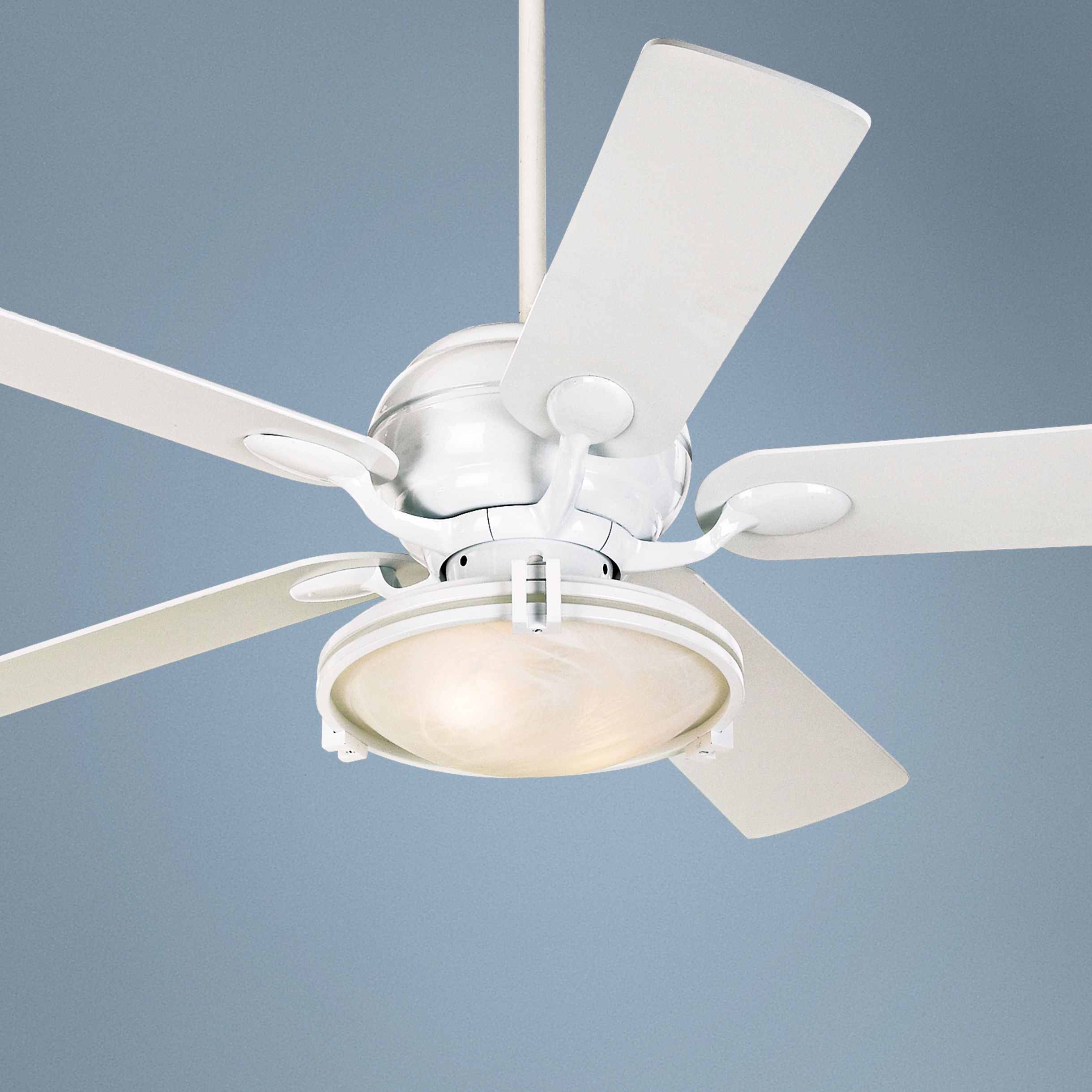 52" Casa Optima™ Marble Glass Ceiling Fan with Remote