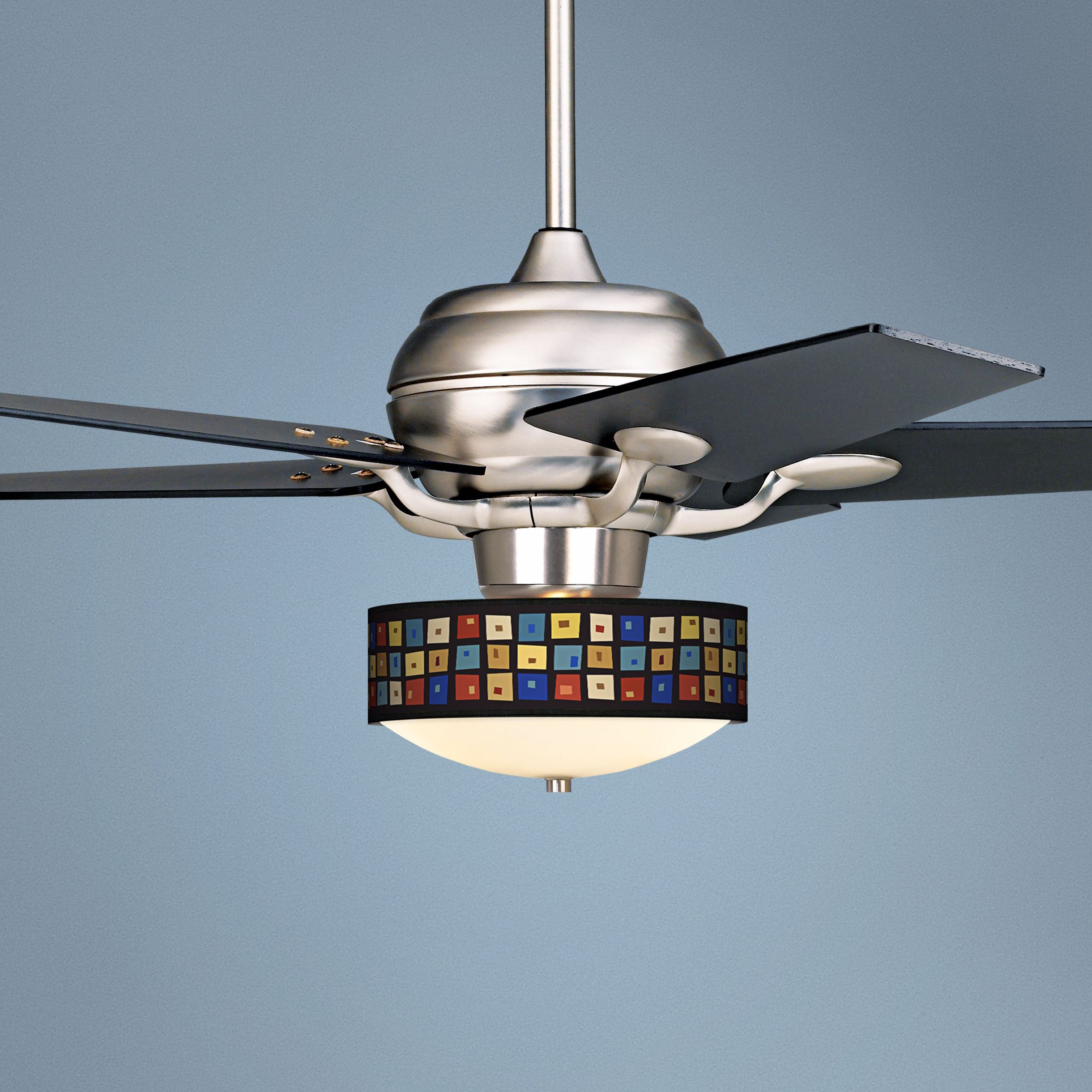Casa Optima™ Palette Squares Black Blades Ceiling Fan