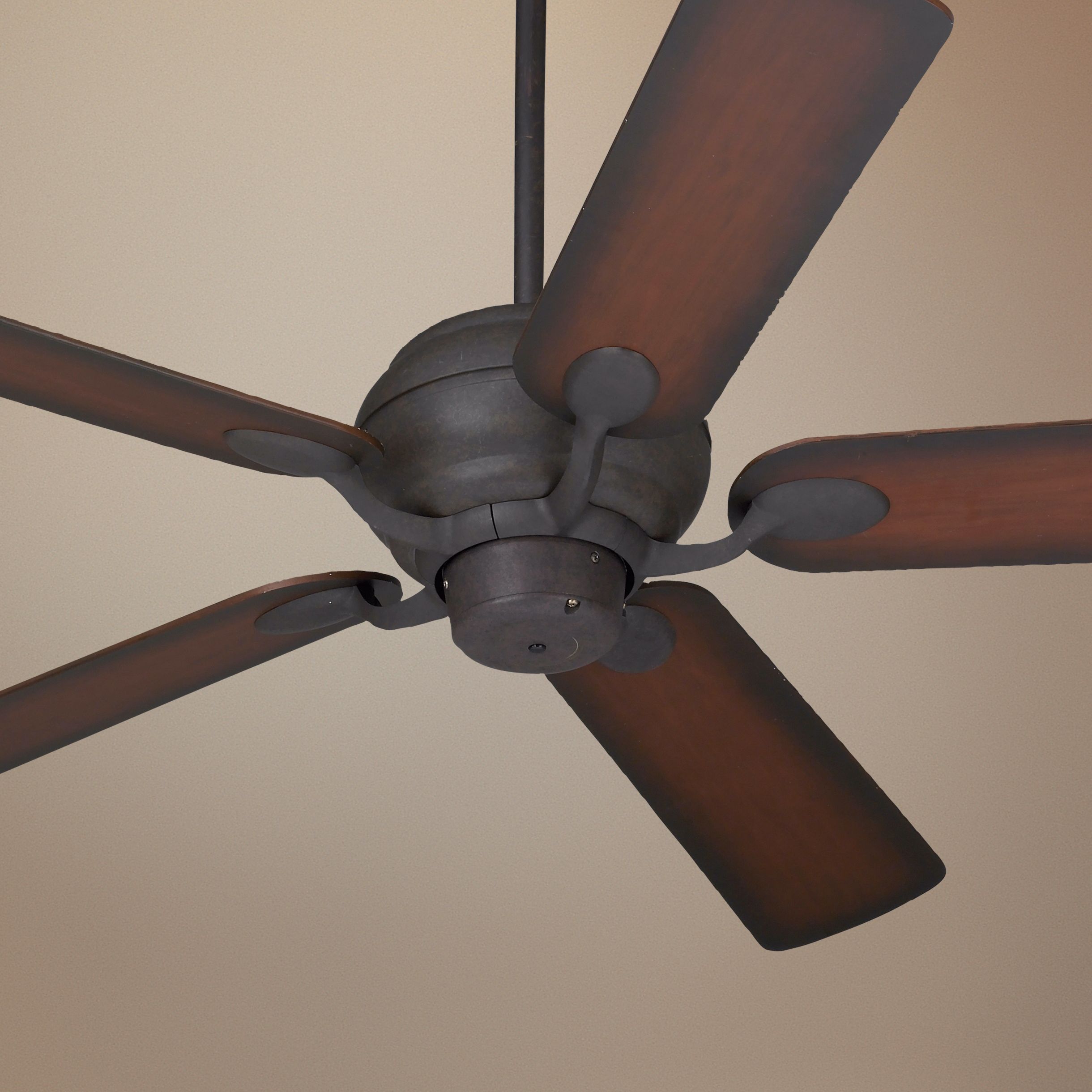52" Casa Vieja® Black Rust and Cherry Ceiling Fan