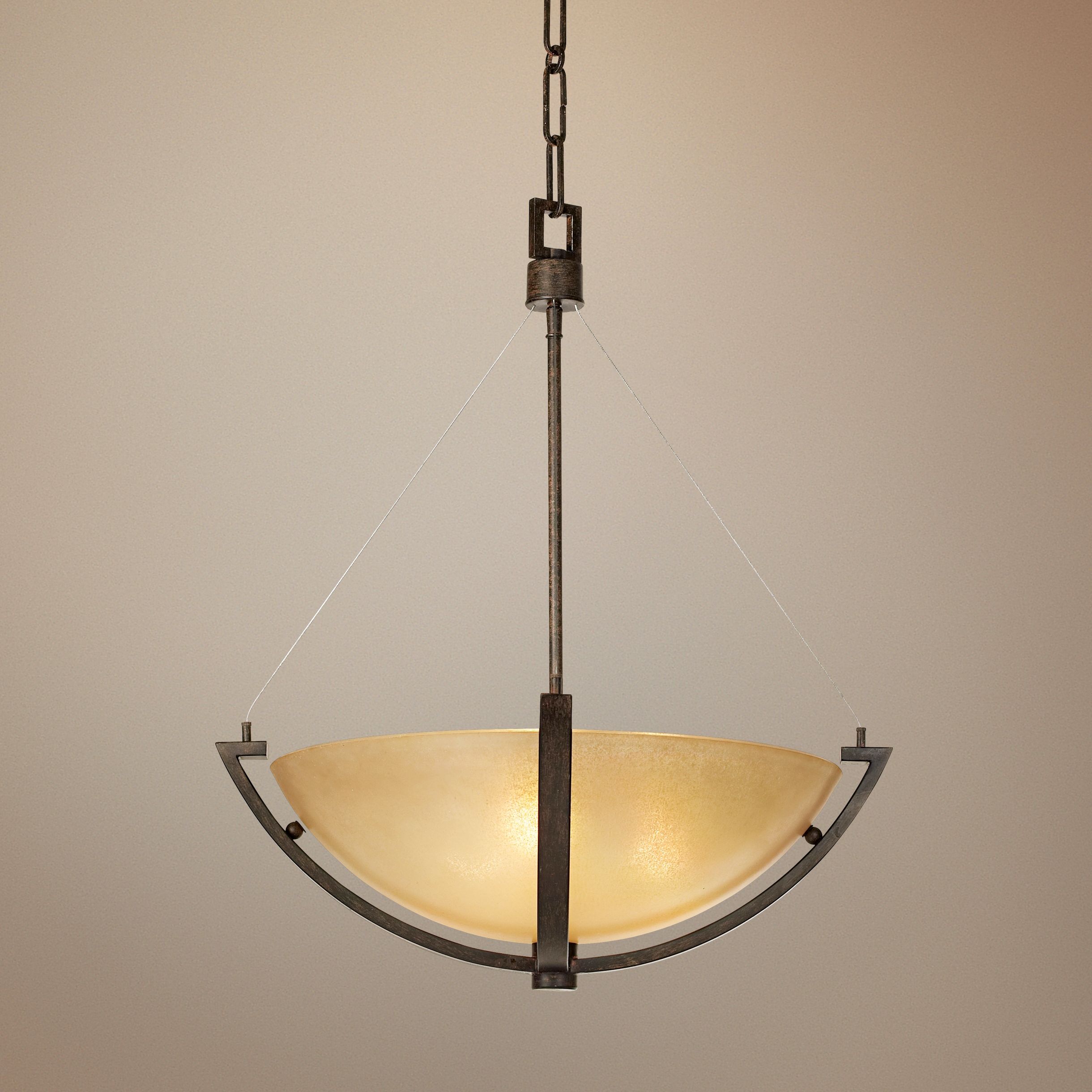 Raiden Collection Scavo Glass Pendant Chandelier