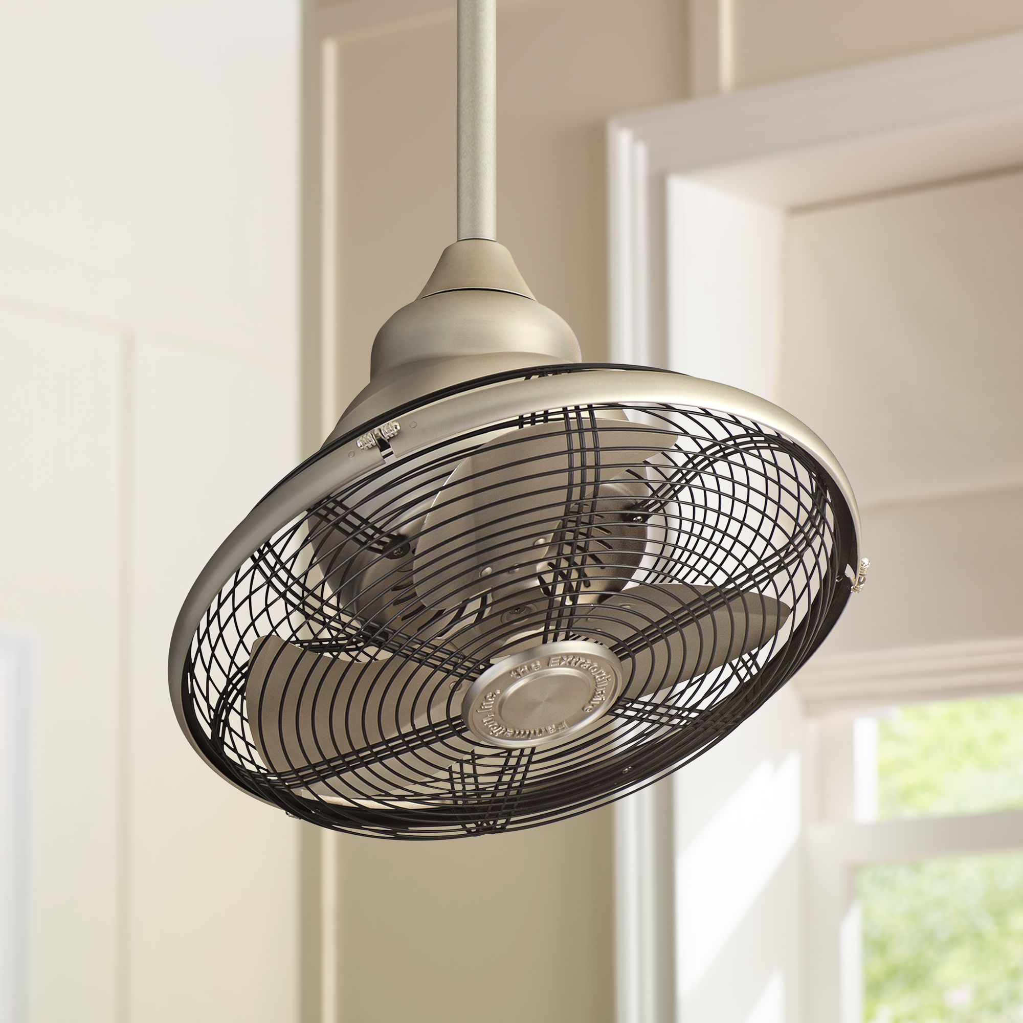 20" Fanimation Extraordinaire Orbital Nickel Ceiling Fan