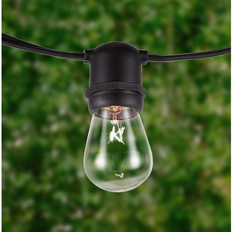 Aspen 24 Clear-Bulb 48 Indoor-Outdoor String Light - #8W280 Lamps Plus