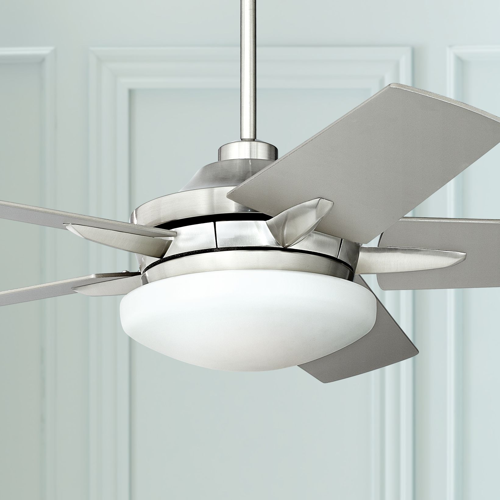 52" Casa Endeavor™ Brushed Nickel Silver Ceiling Fan
