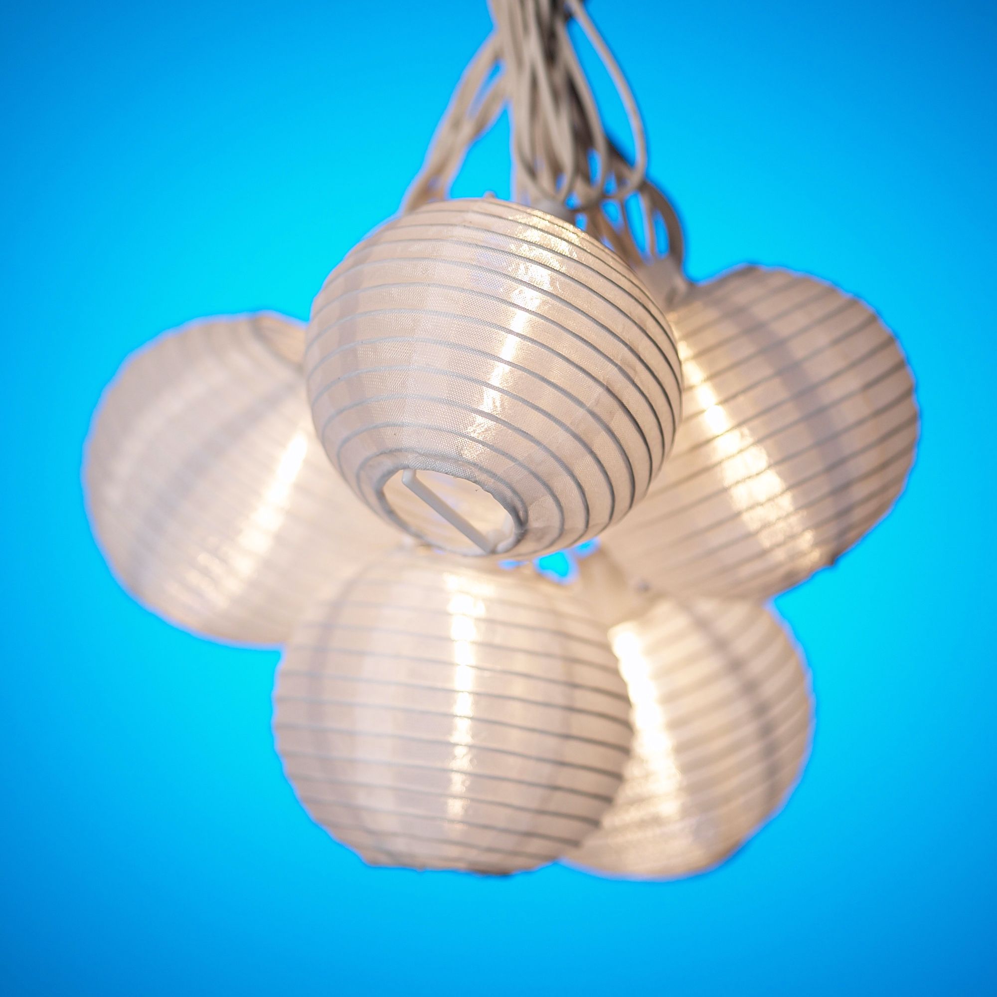 White Paper Lantern String Party Lights