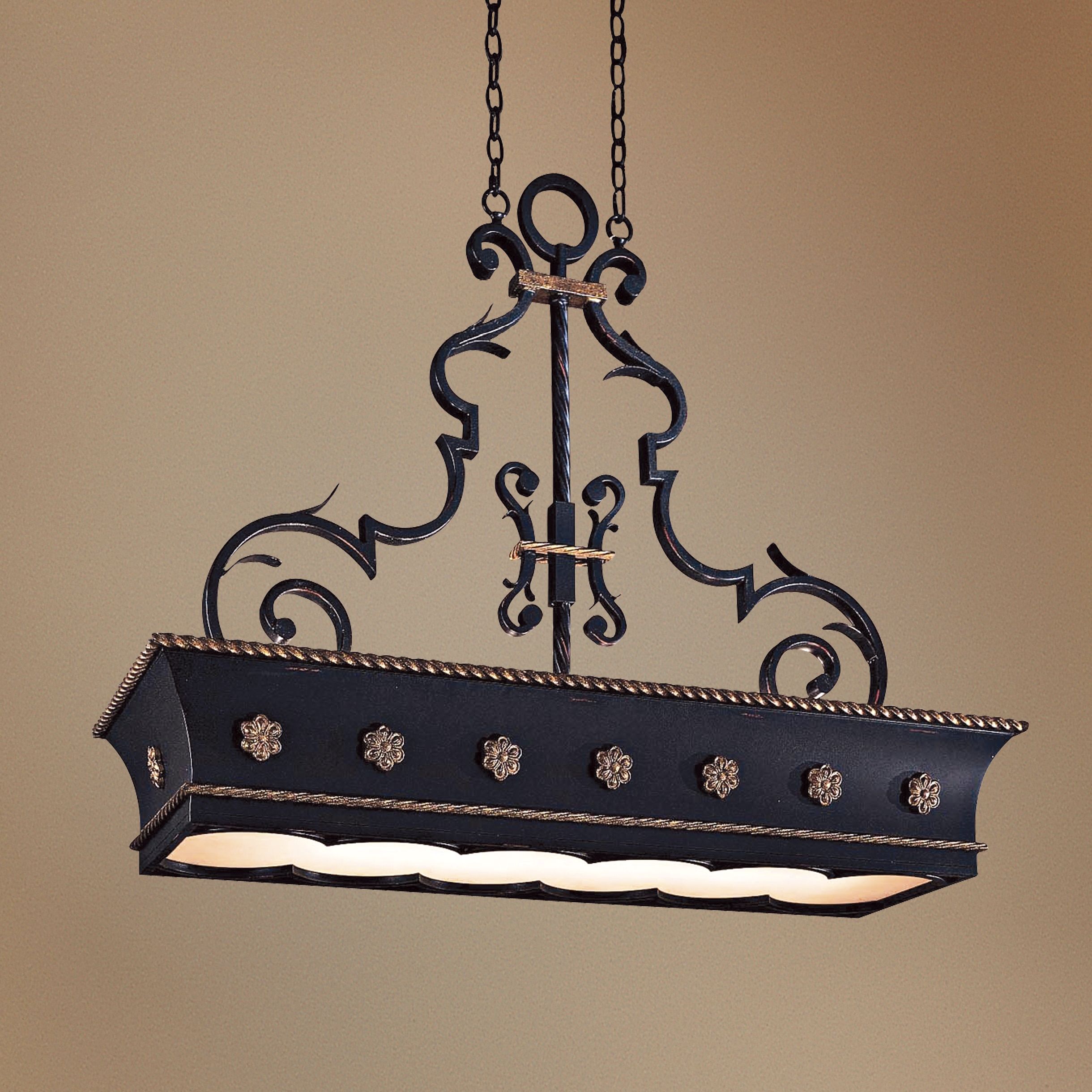 French Quarter Hanging Counter Light Chandelier