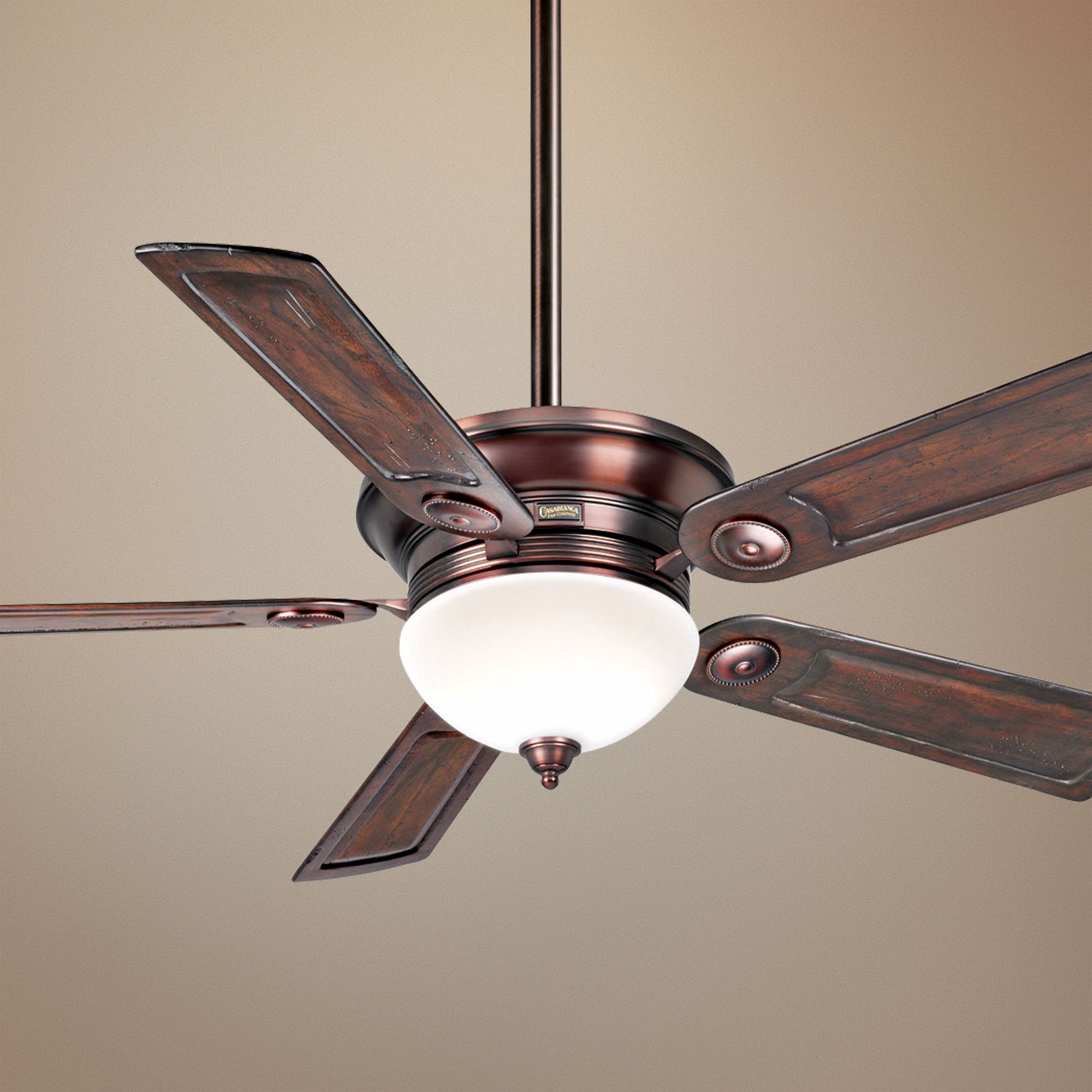 54" Casablanca Whitman Bronze Patina Ceiling Fan