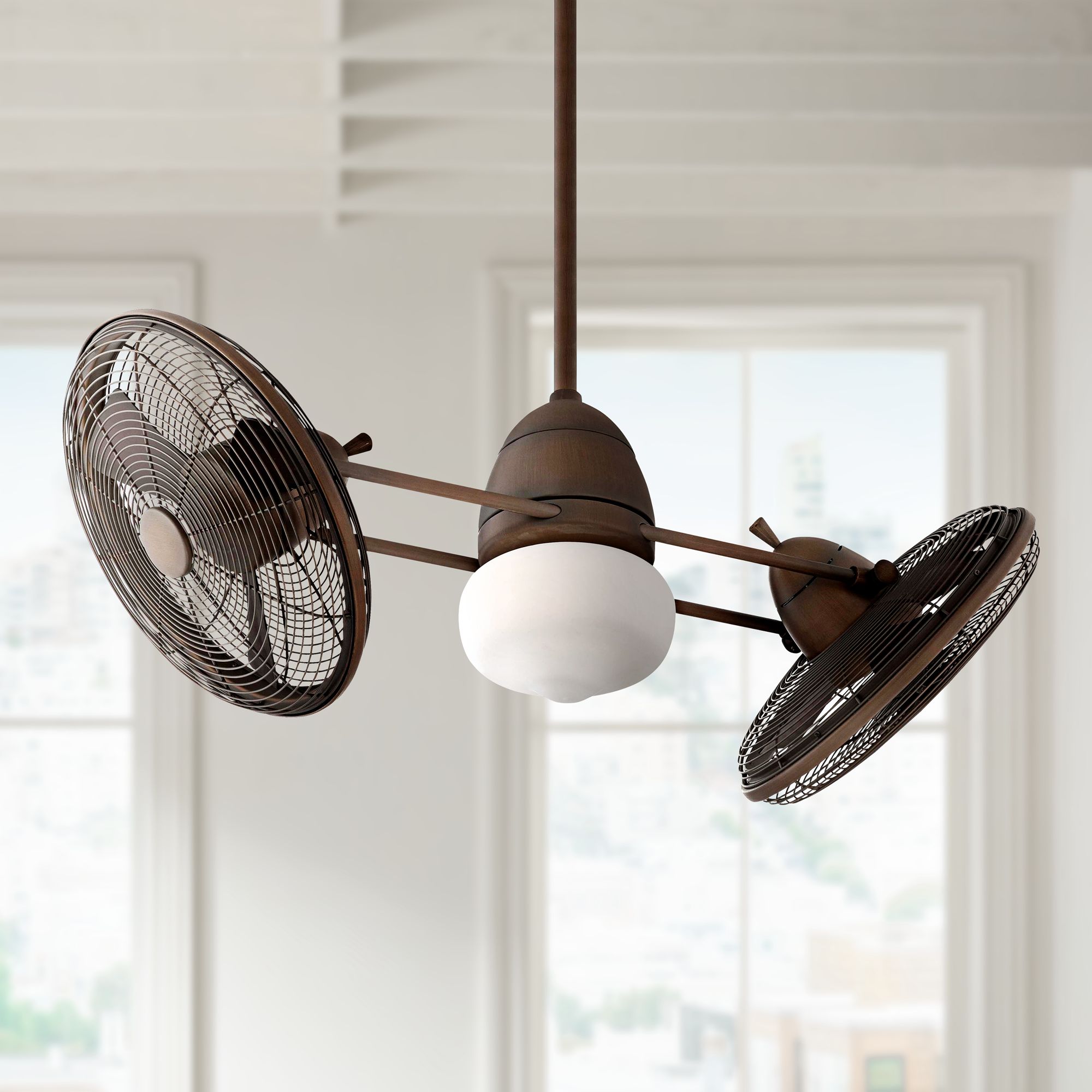 42" Gyro Restoration Bronze Finish Ceiling Fan