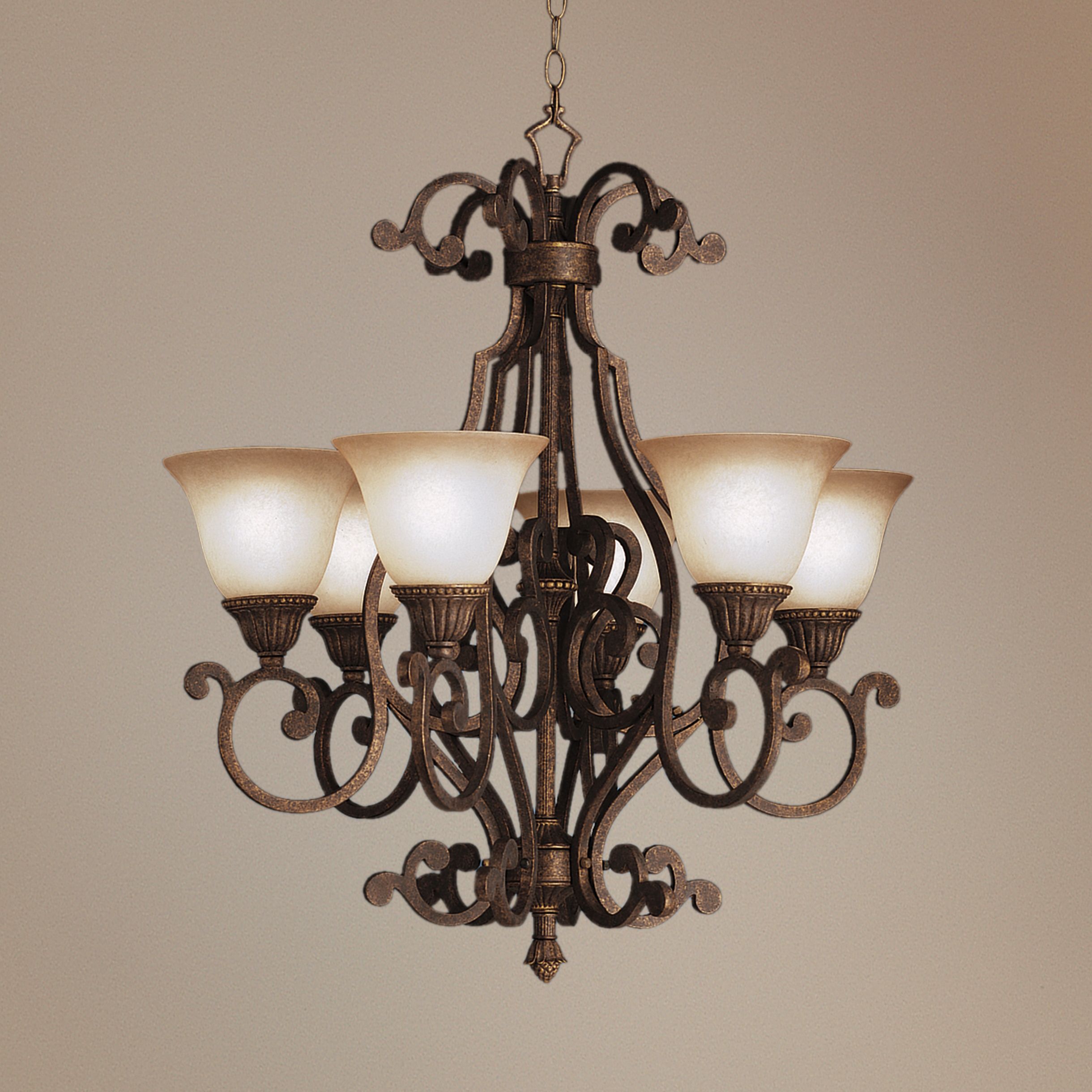Larissa Collection 29" Wide 6-Light Chandelier