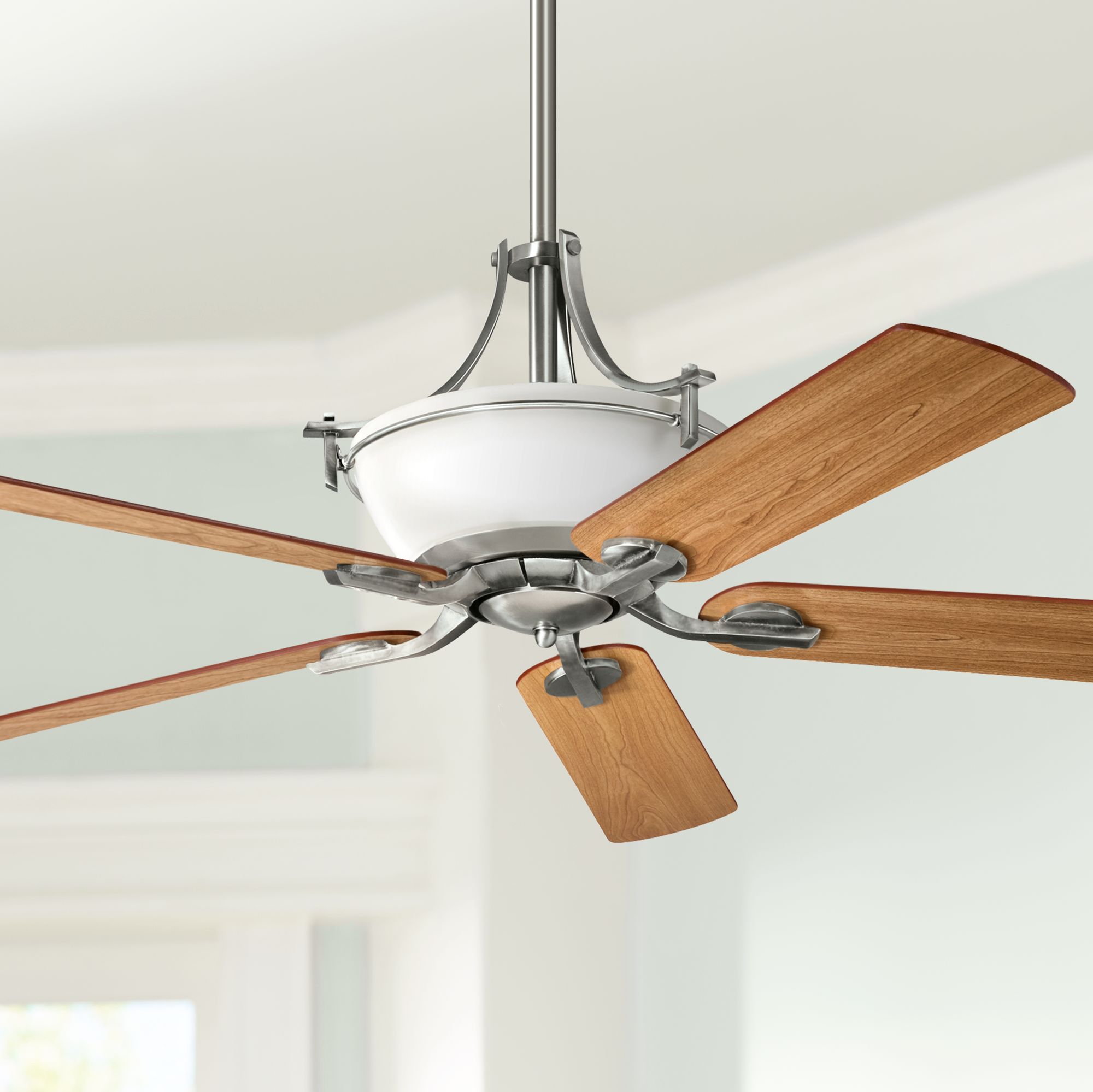 60" Olympia Antique Pewter Ceiling Fan