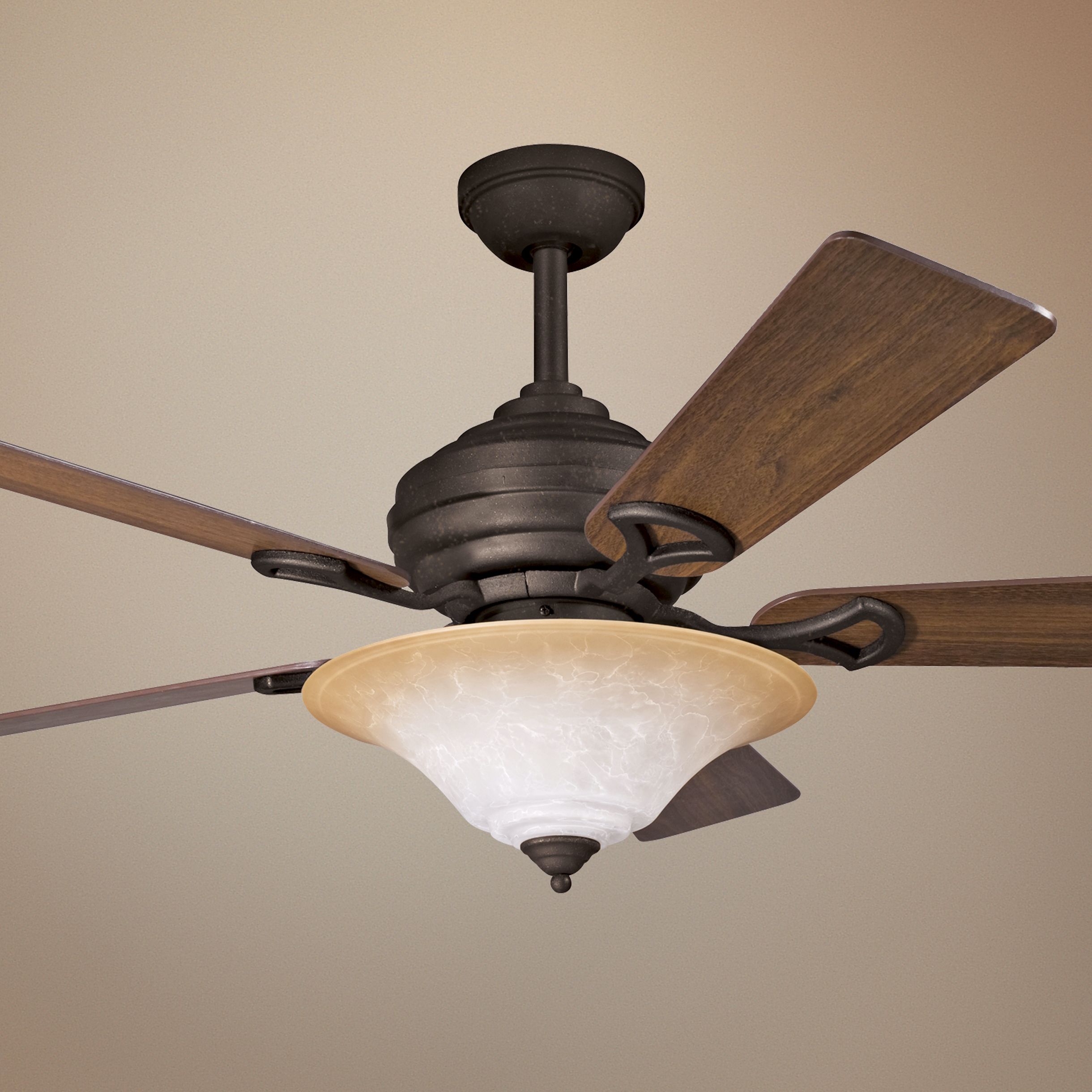 54" Kichler Meredith Distressed Black Ceiling Fan