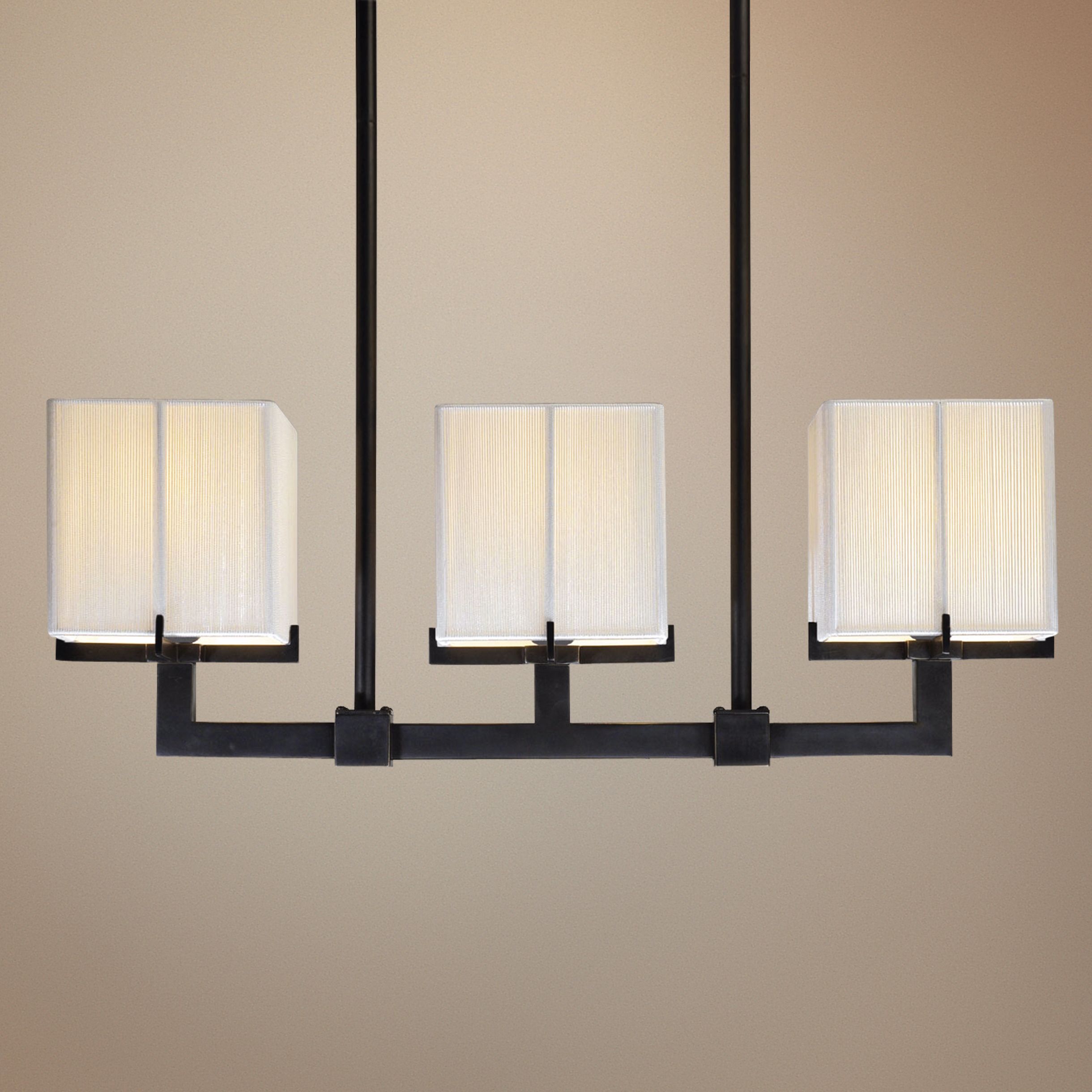 Sonneman Boxus 3-Light Pendant Chandelier