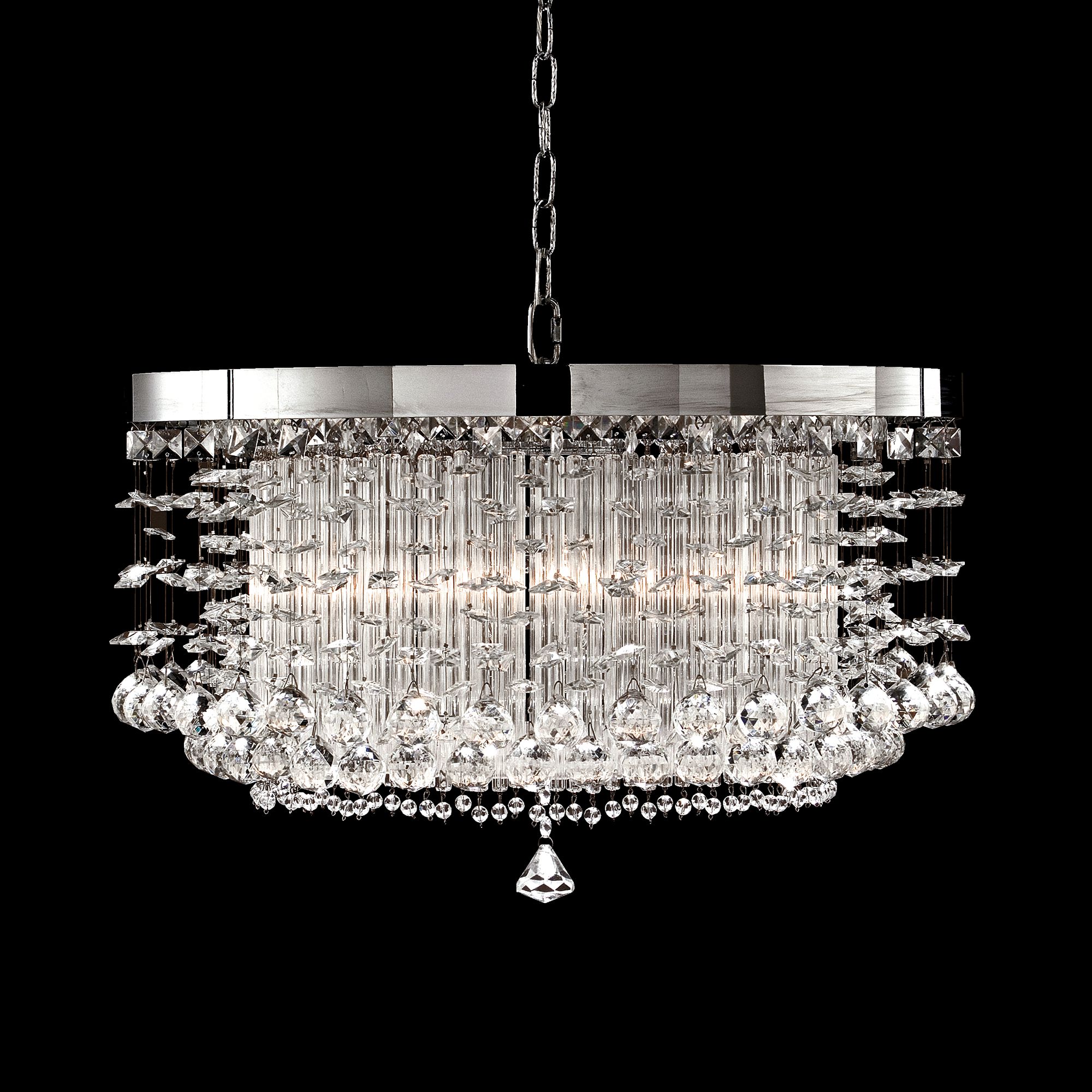 Fascination Collection Hanging Shade Crystal Pendant