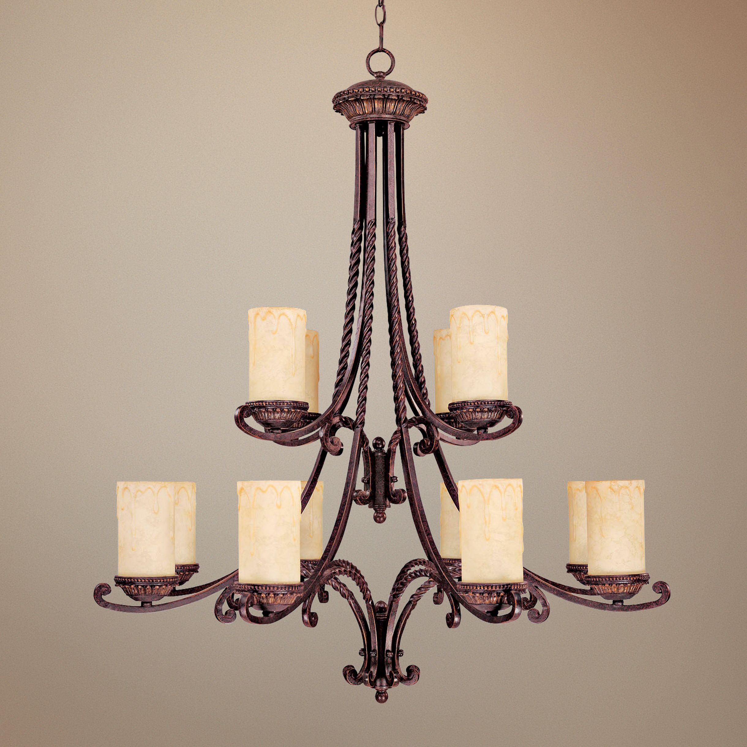 Highlands Collection 44" High Two Tier Chandelier