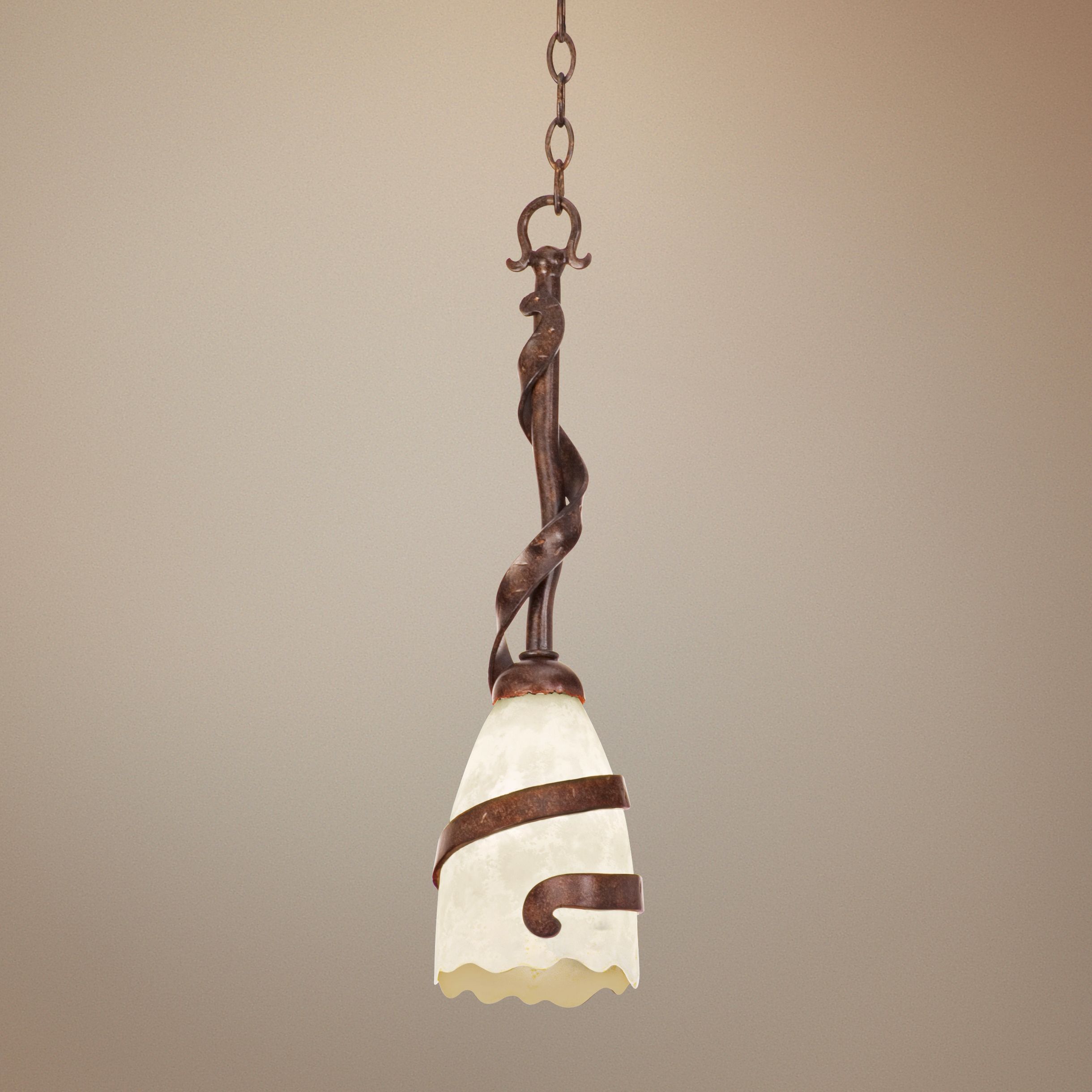 Iron Ribbon Collection Pendant Light