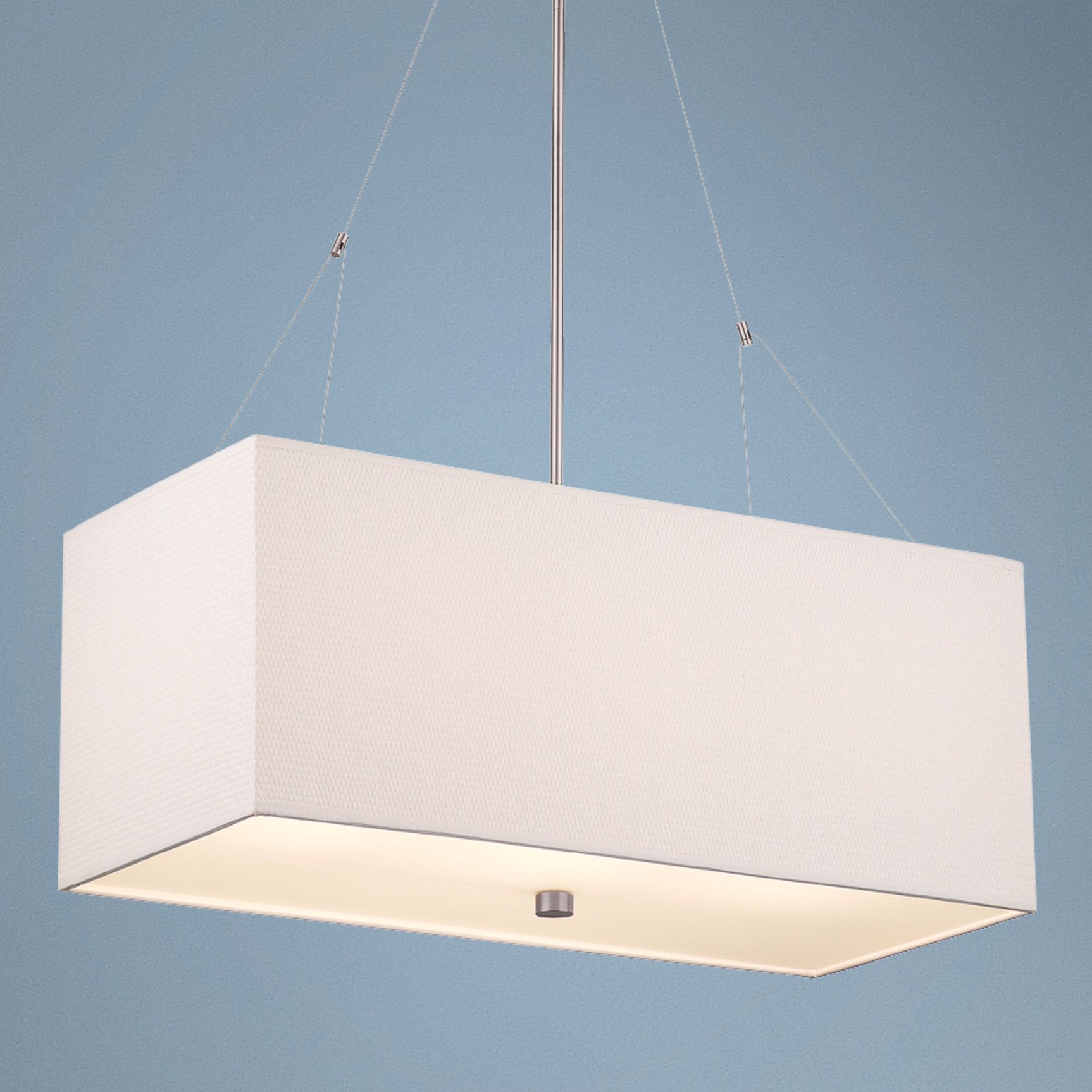 Forecast Alexis Nickel 3-Light Rectangular Chandelier
