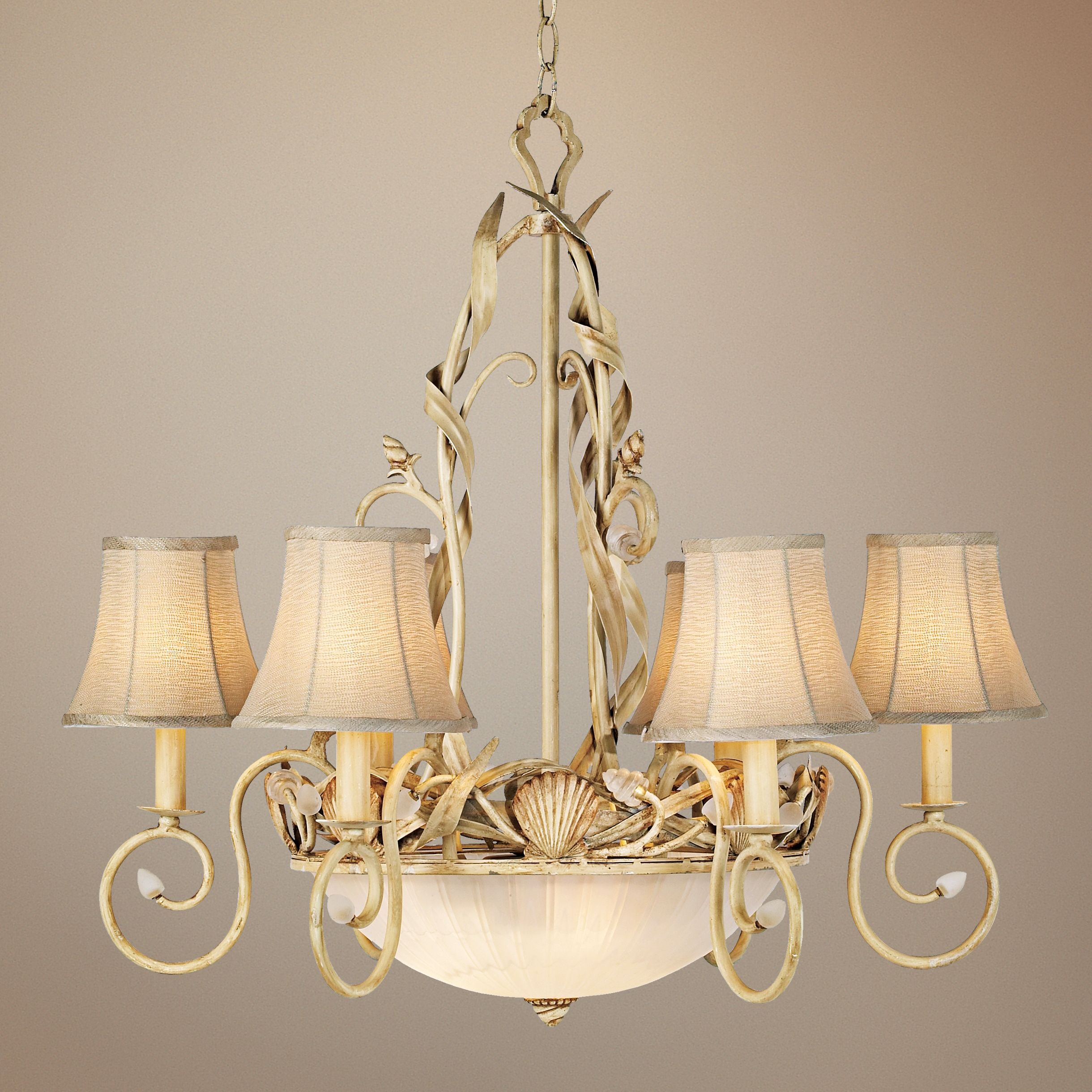 Kathy Ireland Sandy Beach 9-Light Pendant Chandelier