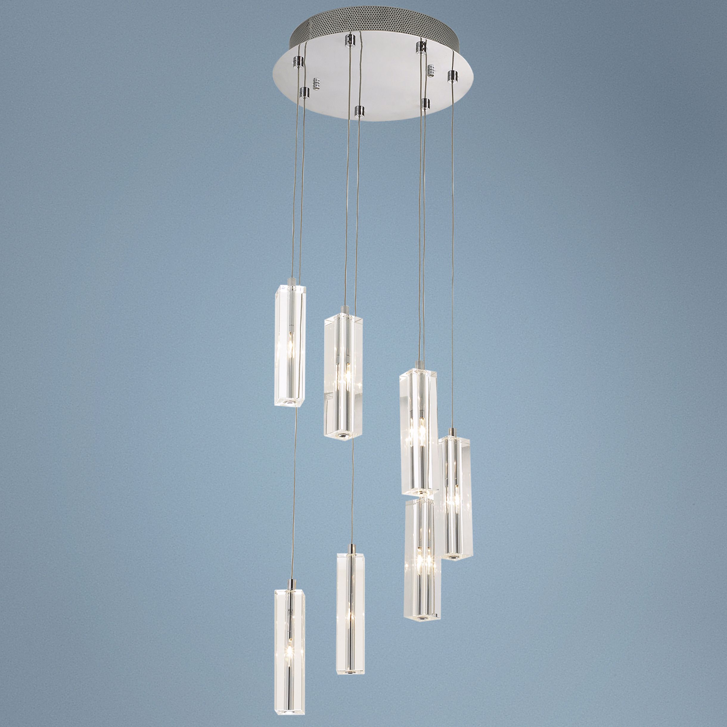 Artcraft Berkenton 12" Wide Chrome Pendant Light
