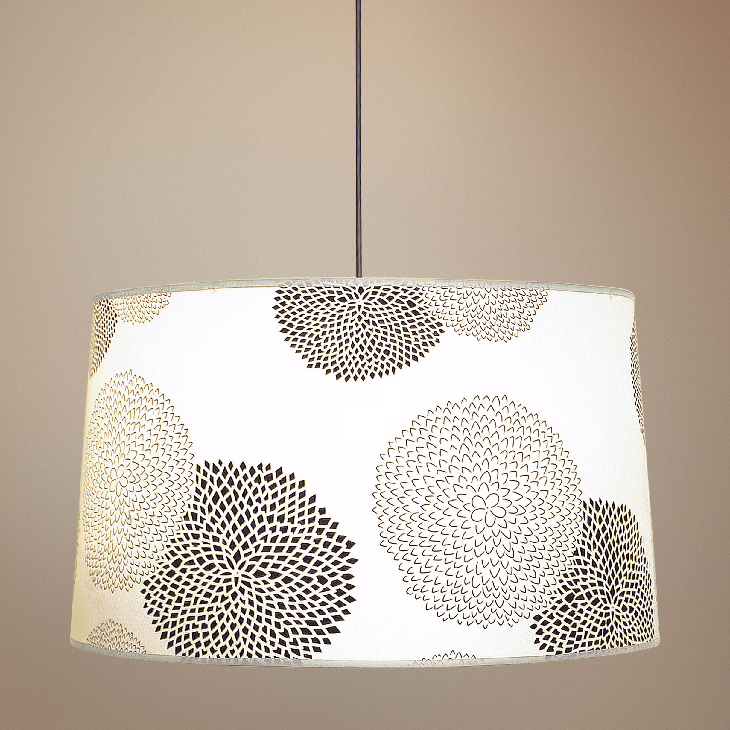 Lights Up! Black Mumm Pendant Light