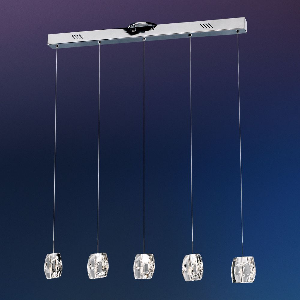 ET2 Neo 35 1/2" Wide Halogen Island Chandelier