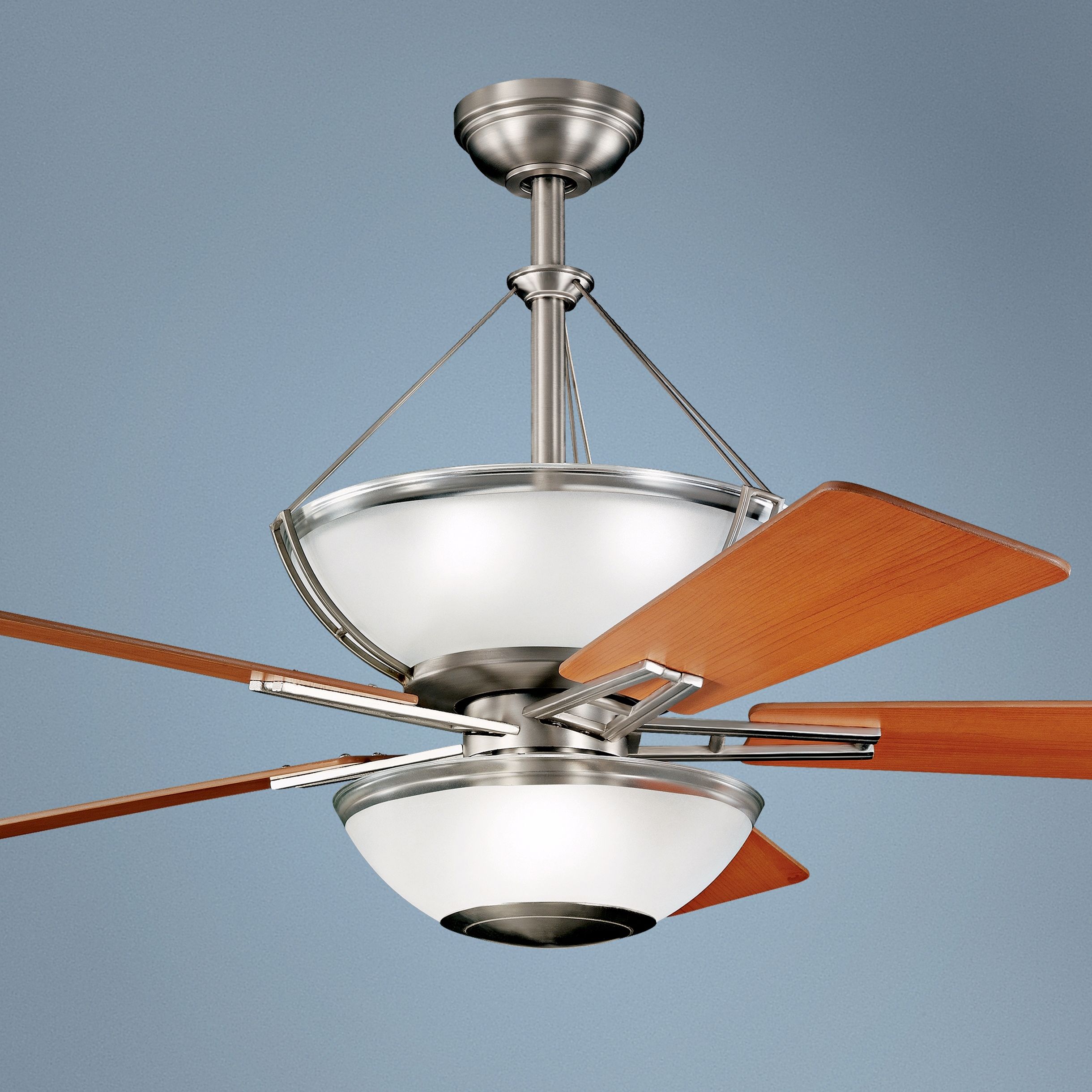 52" Kichler Lucia Brushed Nickel Ceiling Fan