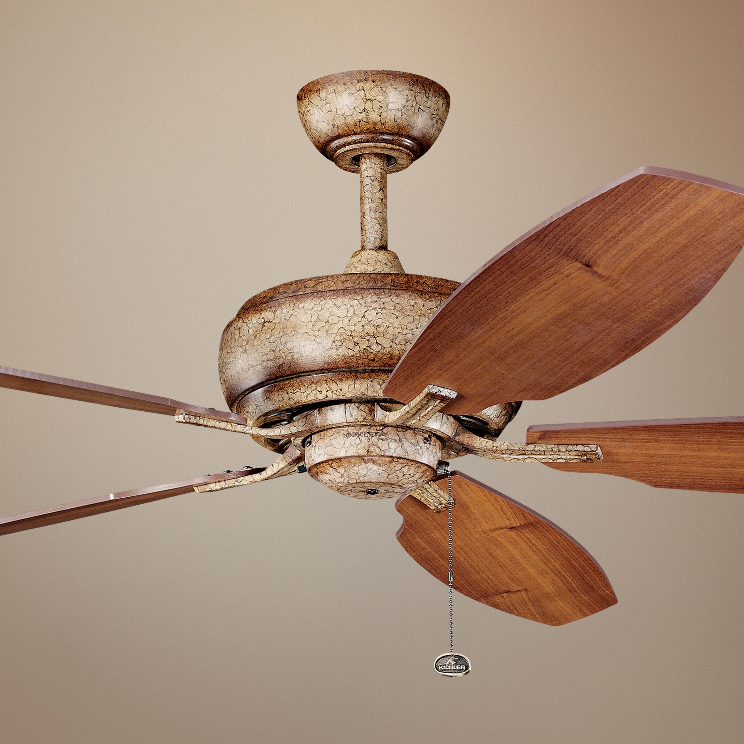60" Kichler Whitmore Canyon Stone Ceiling Fan