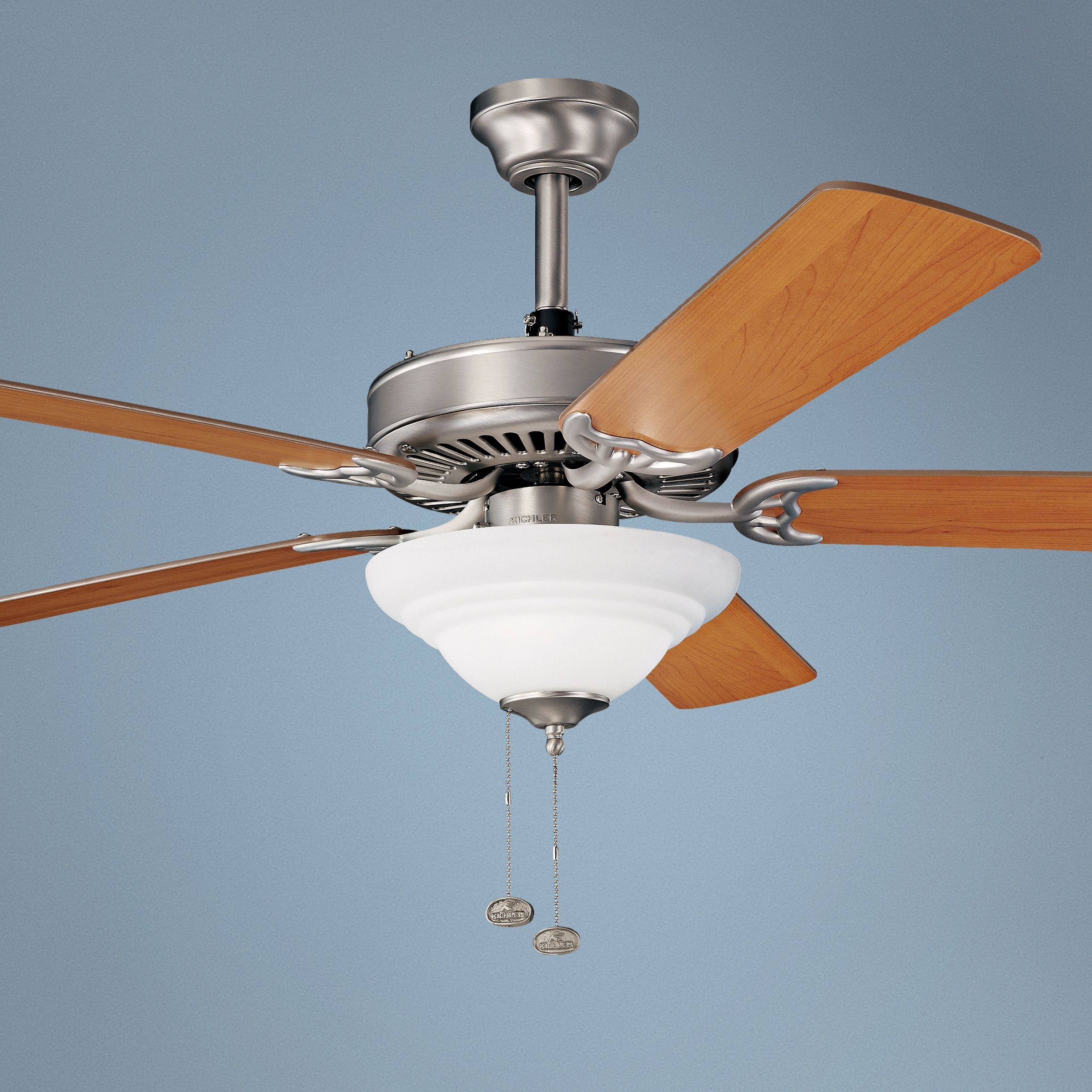 52" Sterling Manor Select Brushed Nickel Ceiling Fan