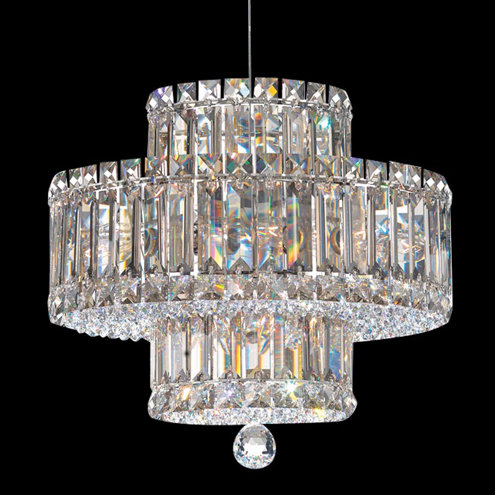 Schonbek Plaza Collection 9-Light Crystal Pendant Chandelier
