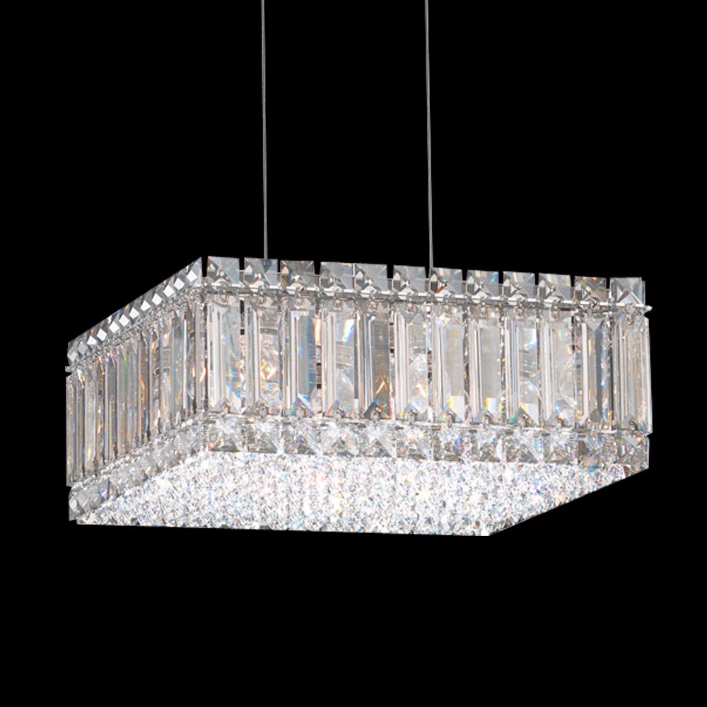 Schonbek Quantum Box 12" Wide Strass Crystal Chandelier