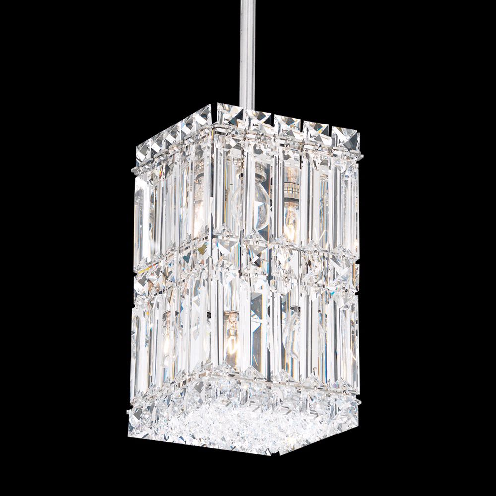 Schonbek Quantum Collection 5 1/2" Wide Crystal Mini Pendant