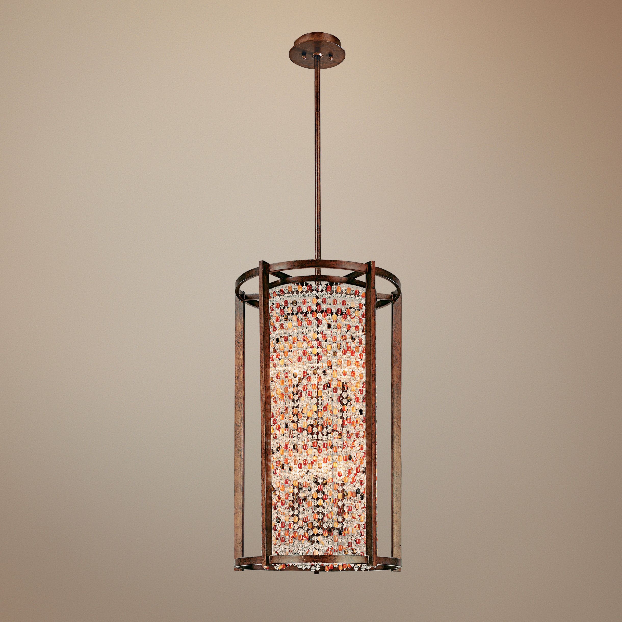 Karma Glass Beads Entryway Pendant Light