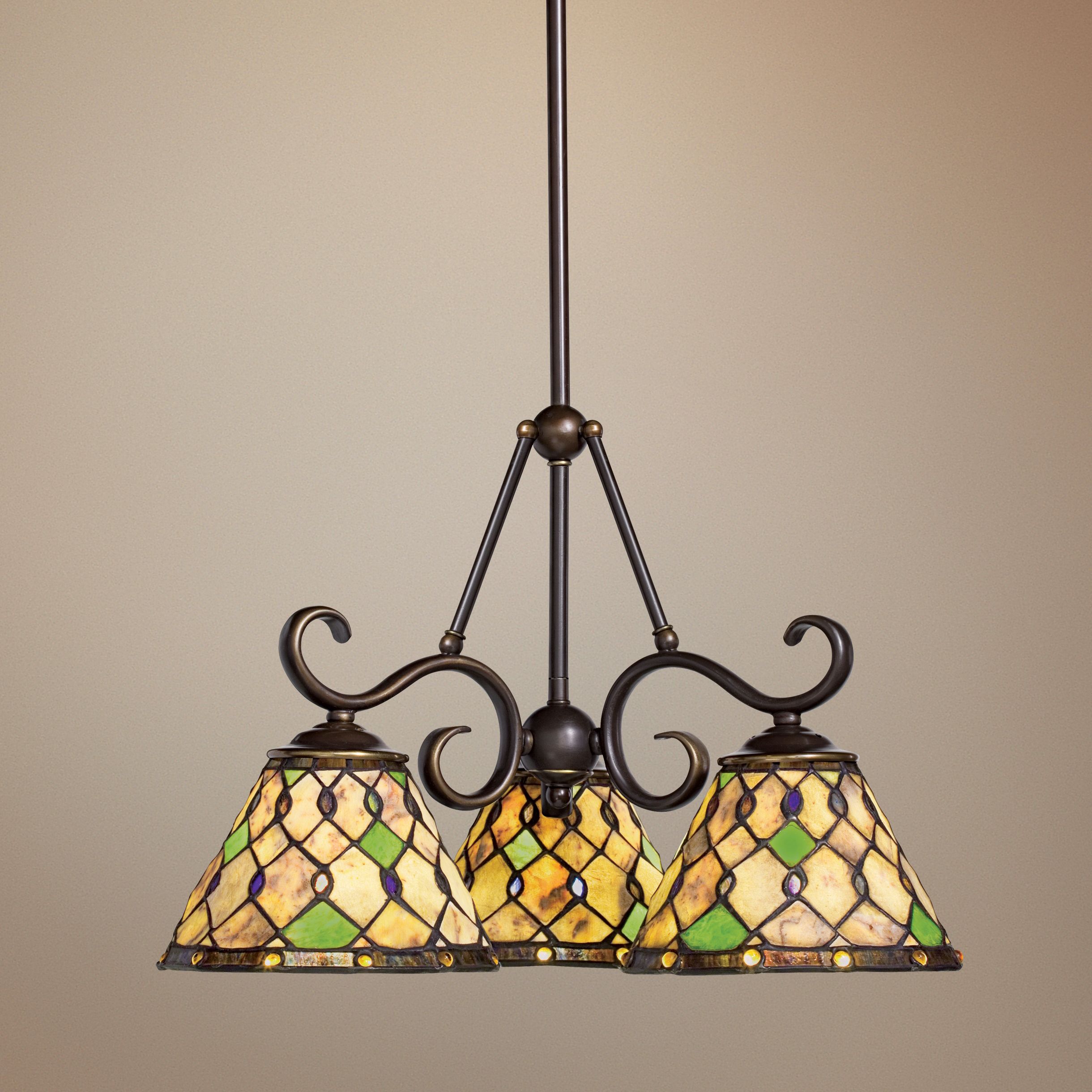 Timeless Traditions 20" Wide 3-Light Chandelier