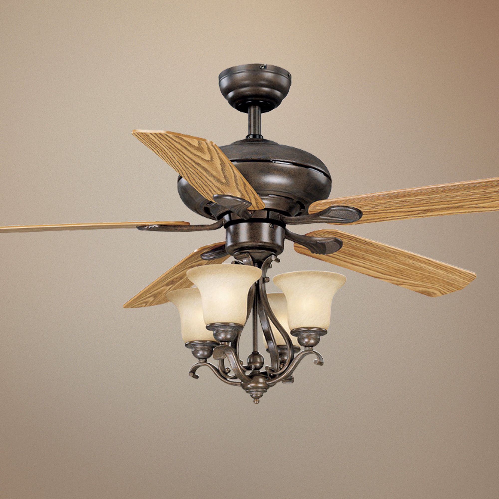 52" Vaxcel Silver Medallion Royal Bronze