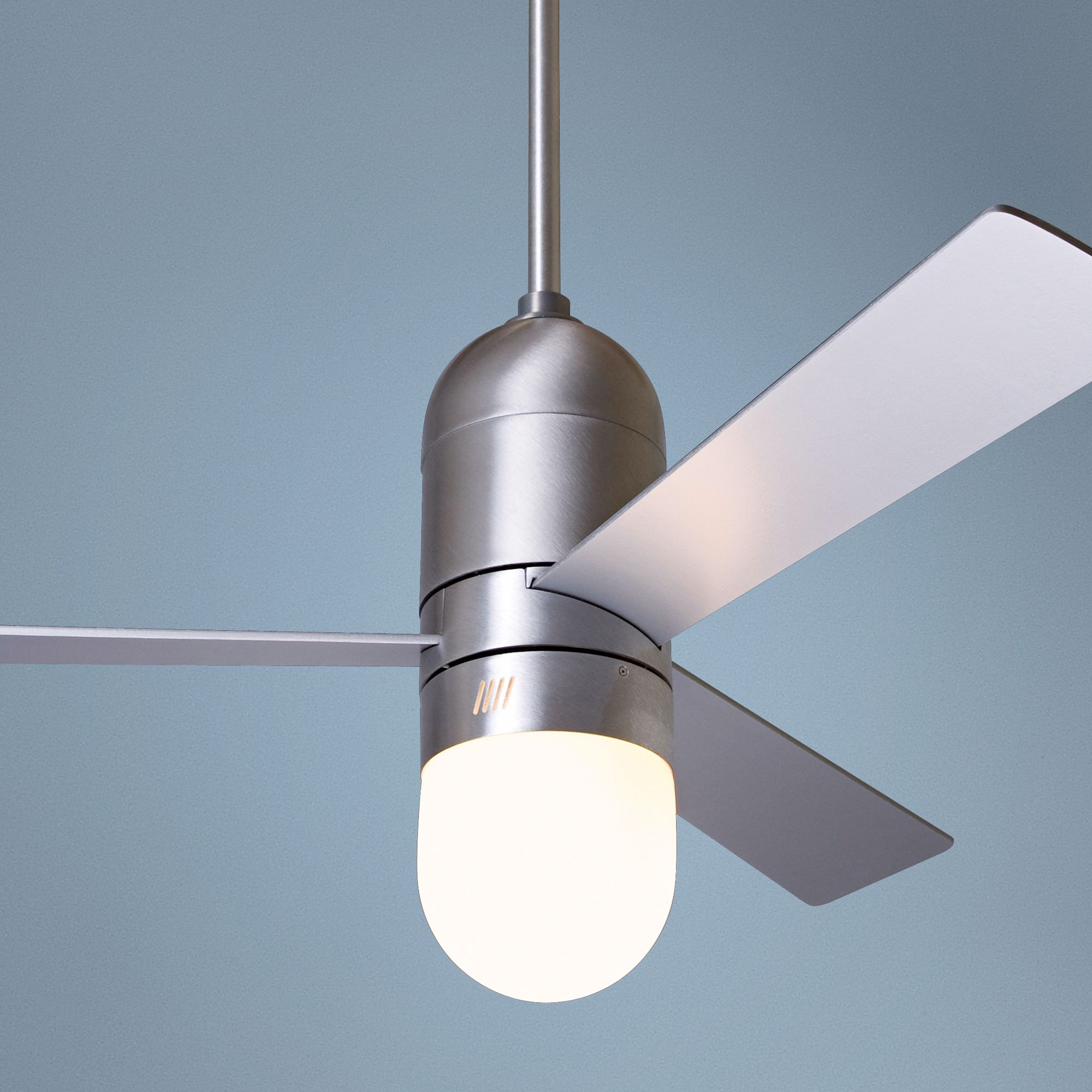 42" Cirrus Aluminum Finish Ceiling Fan with Light Kit