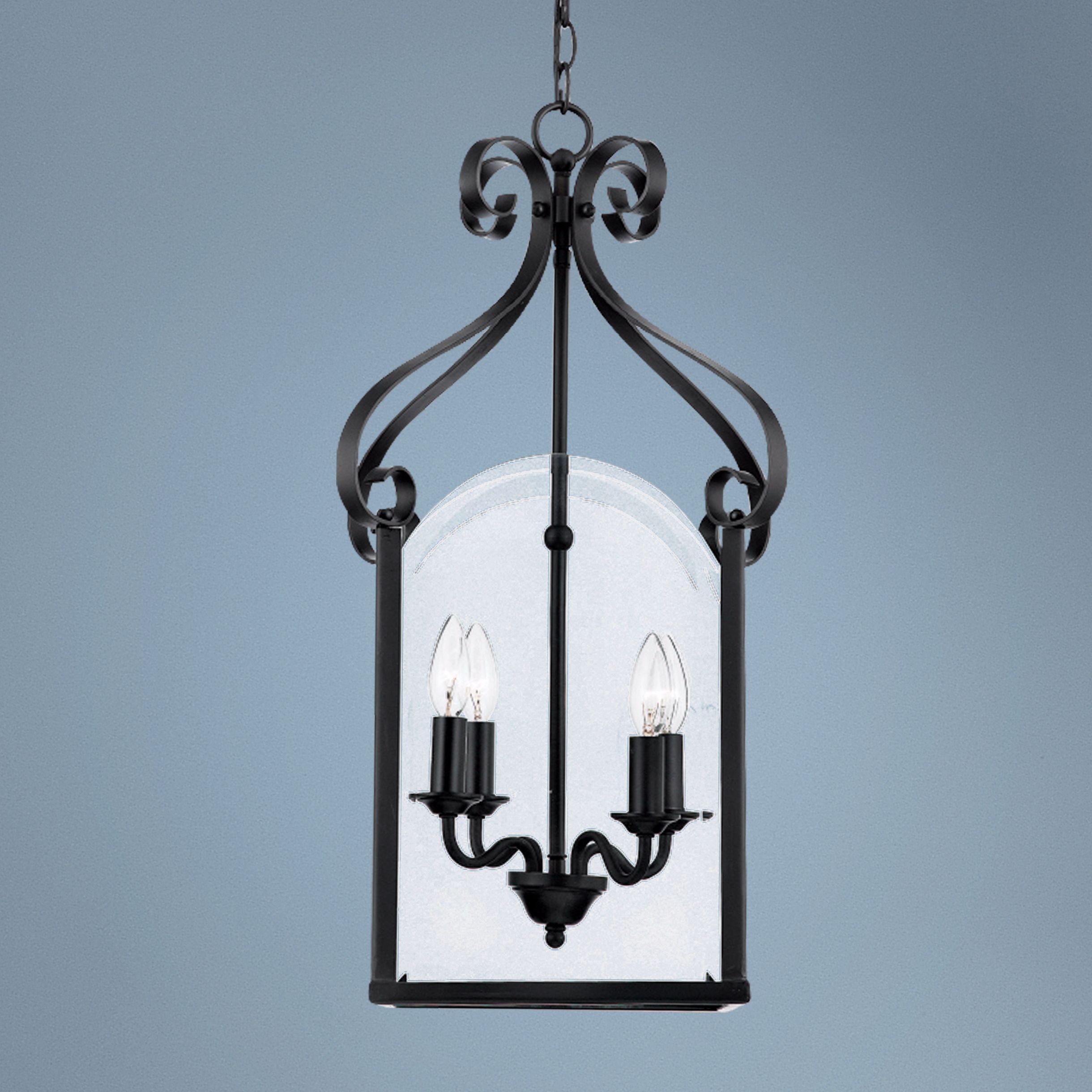 Gentry Mystic Black Cage Chandelier