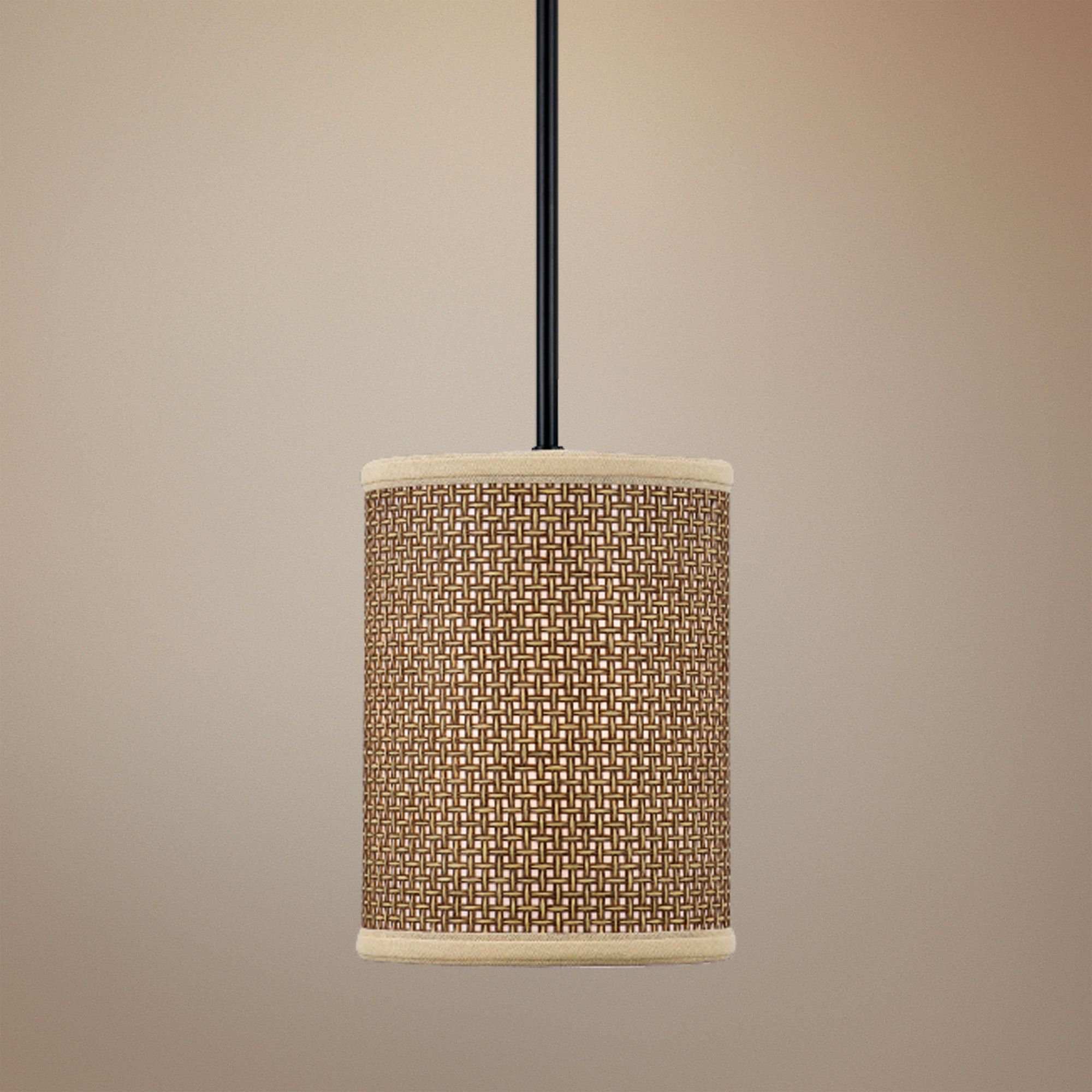 Zen Rod Hung Mini Pendant Chandelier