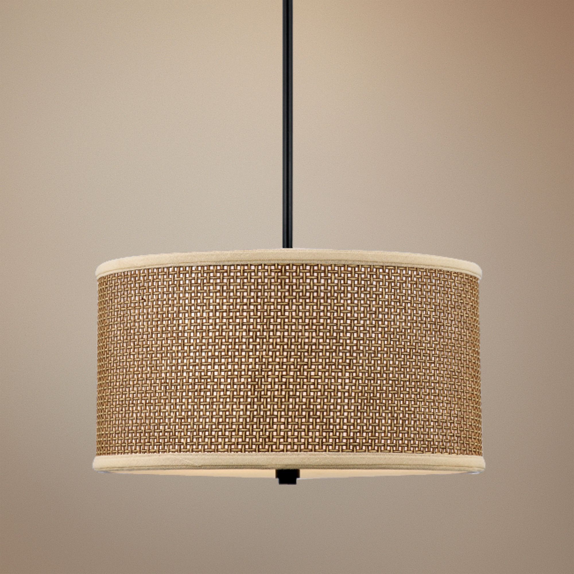 Zen Rod Hung 3-Light Pendant Chandelier