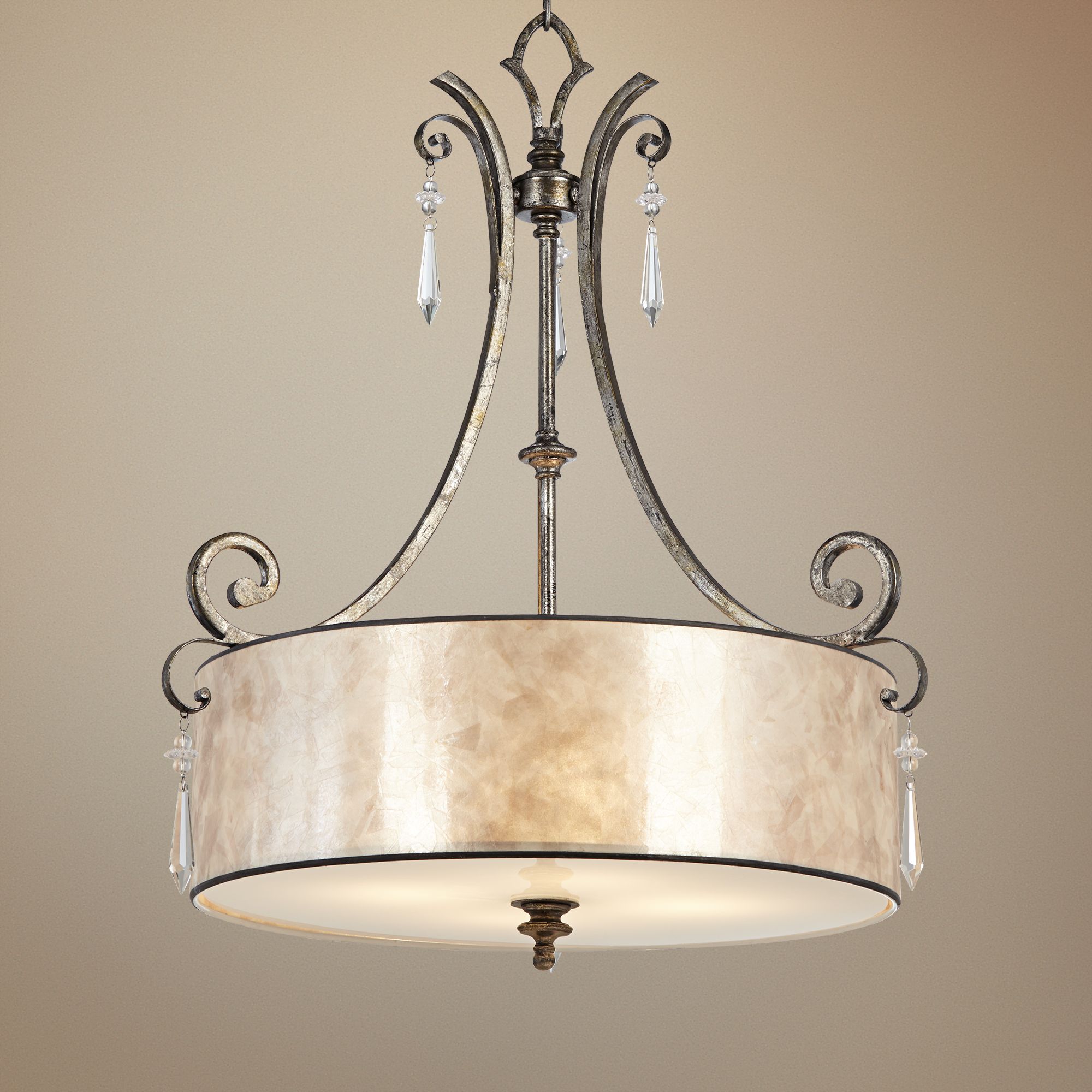 Kendra Rod Hung 4-Light Pendant Chandelier
