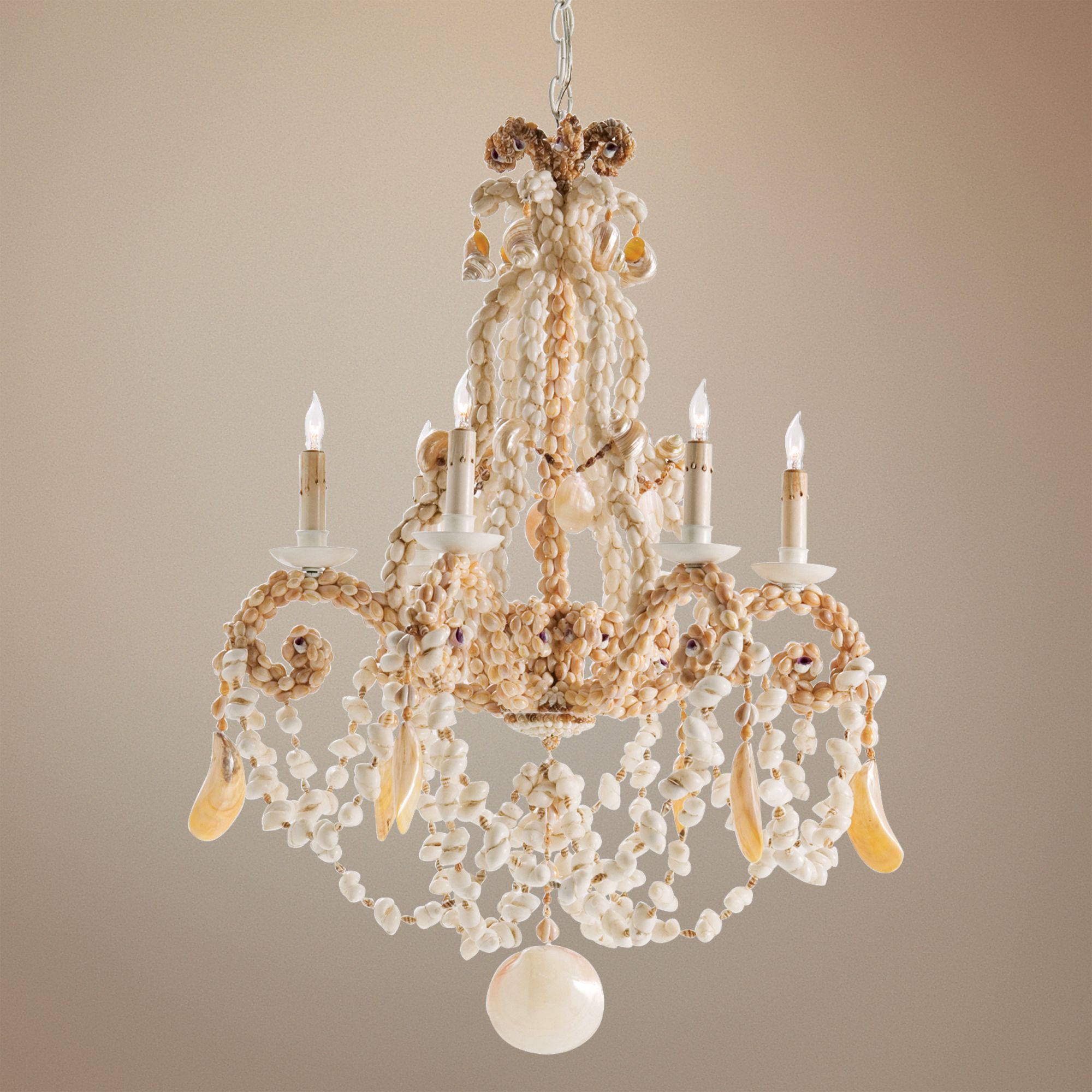 Arteriors Home Strasbourg Seashell Chandelier