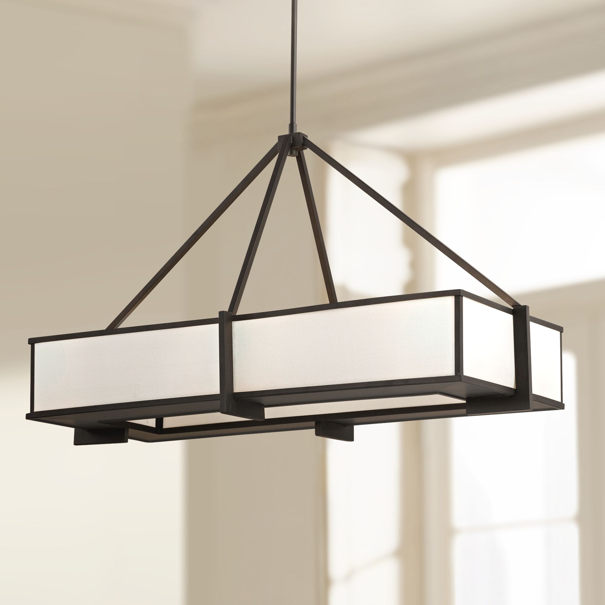 Murray Feiss Stelle Collection Rectangle Pendant Light