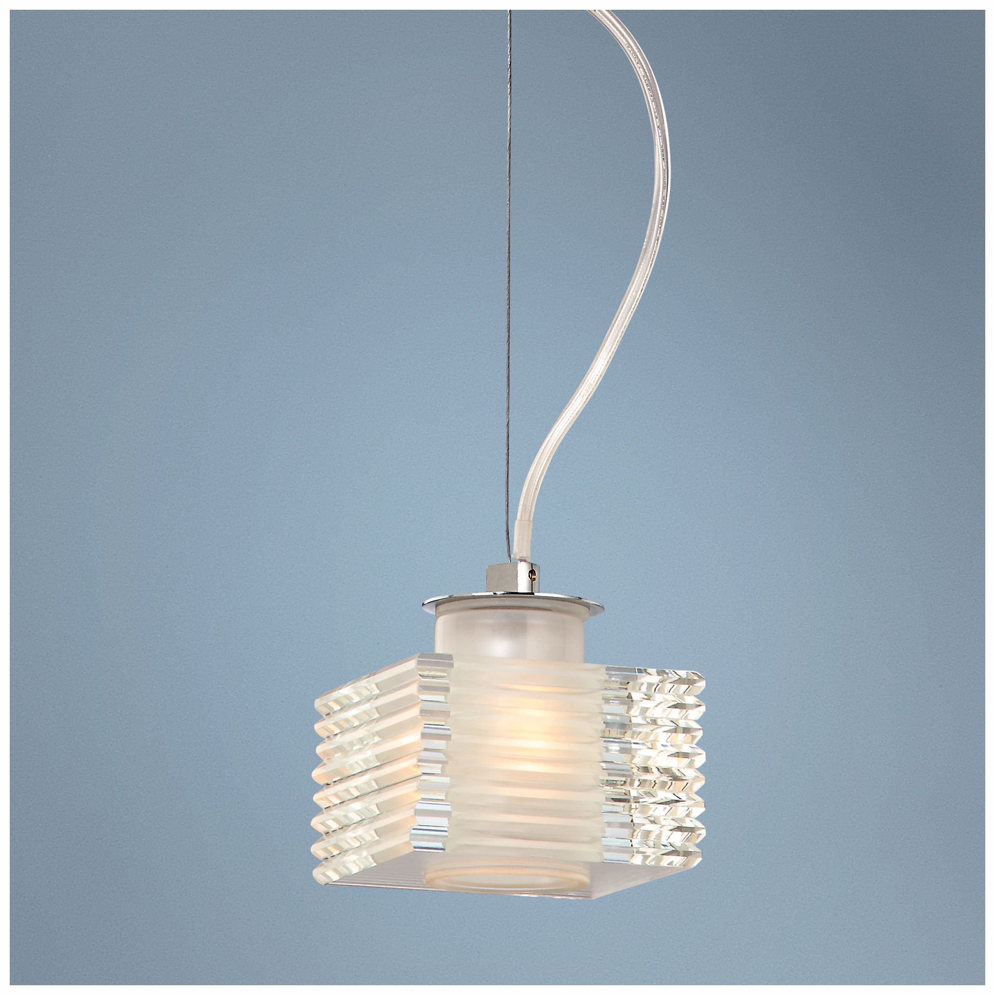 Possini Euro Design Stacked Glass Mini Pendant